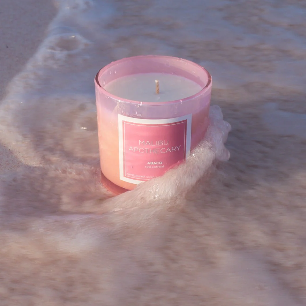 Iridescent Pink Candle - Image 3