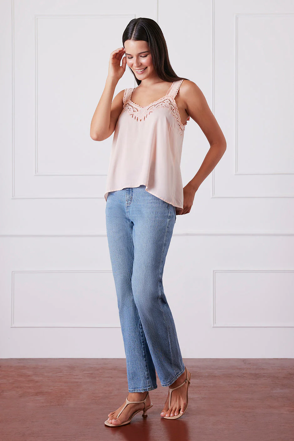 Iris Camisole in Bellini - Image 4