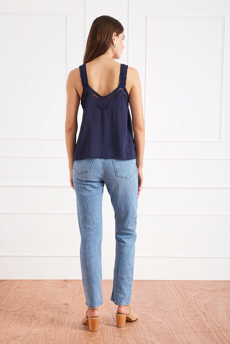 Iris Camisole in Midnight Navy - Image 4
