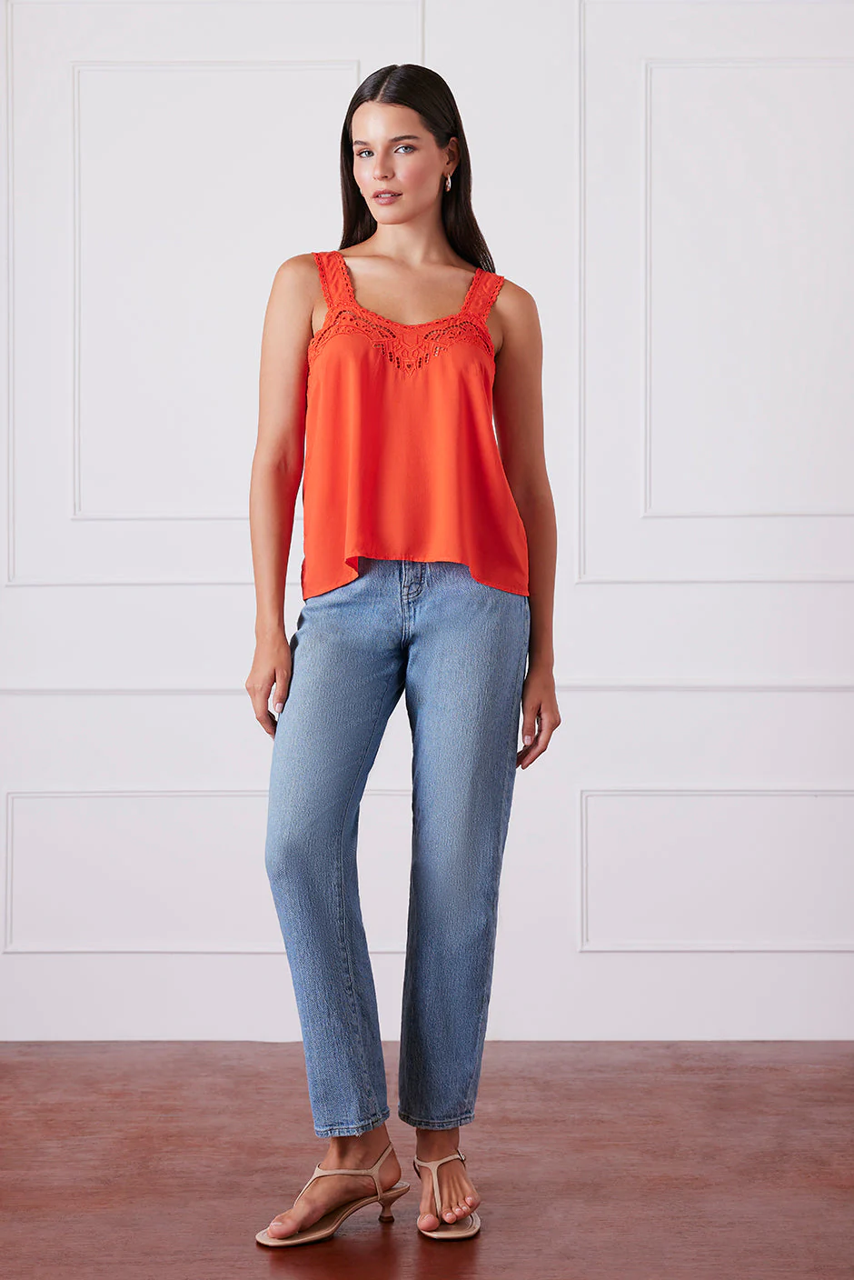 Iris Camisole in Orange Spritz - Image 2