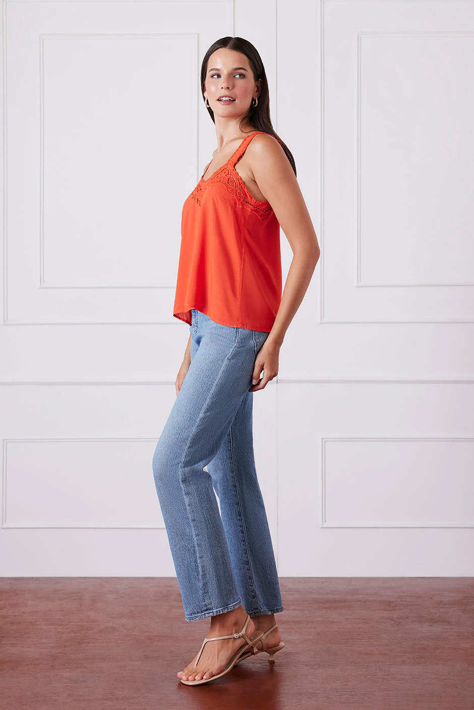 Iris Camisole in Orange Spritz - Image 3