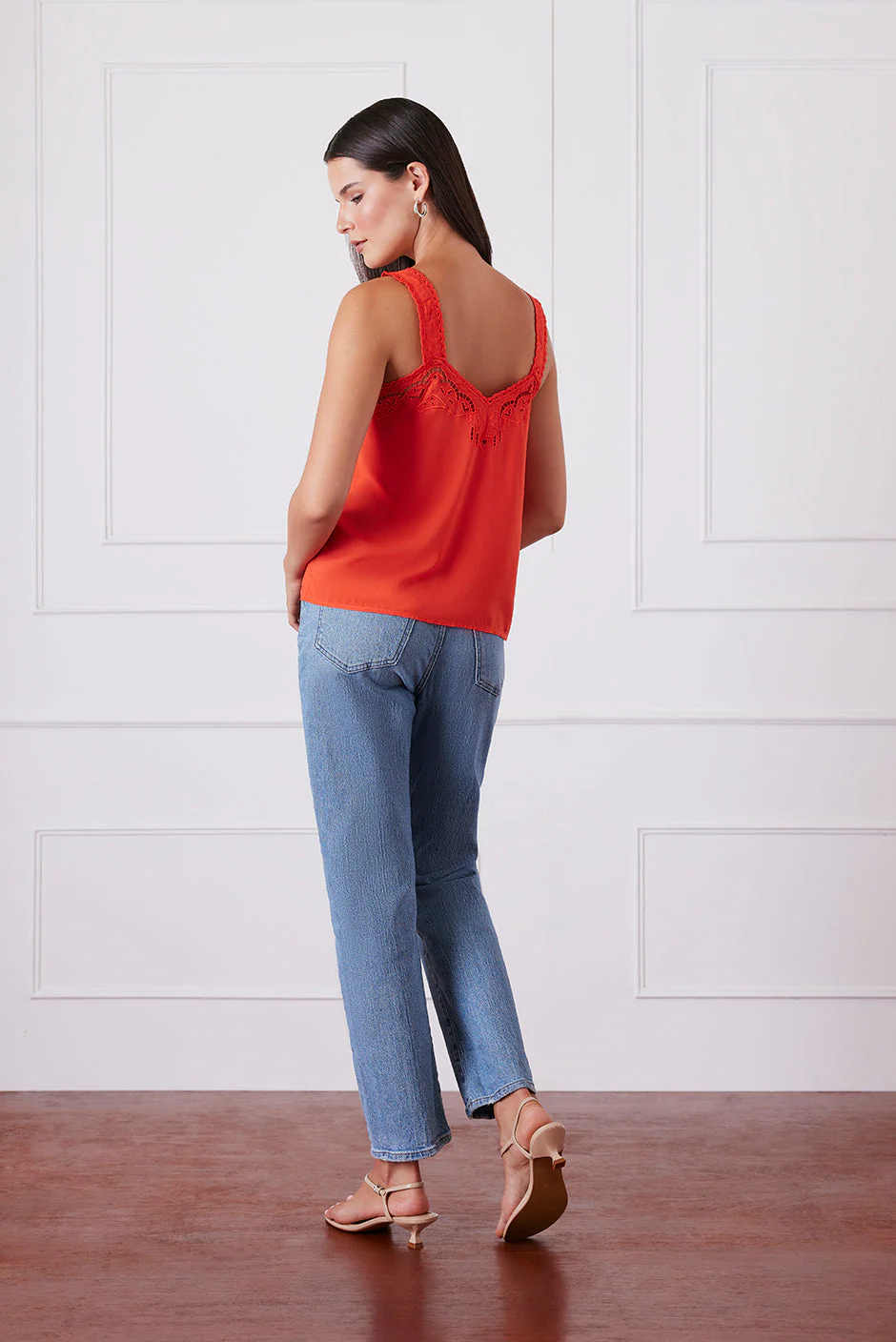 Iris Camisole in Orange Spritz - Image 4