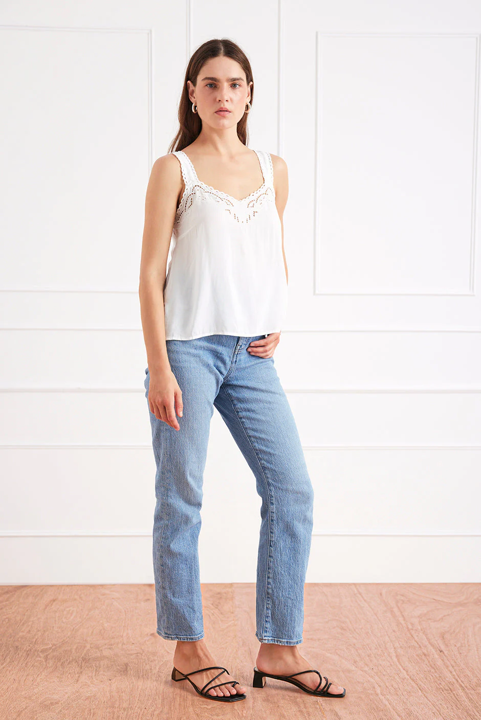 Iris Camisole in Sugar White - Image 3