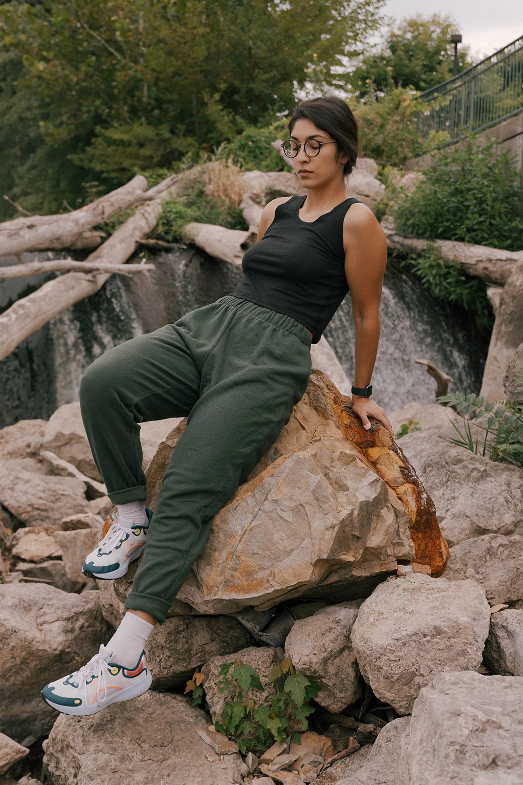 Joggers in Forest - Image 4
