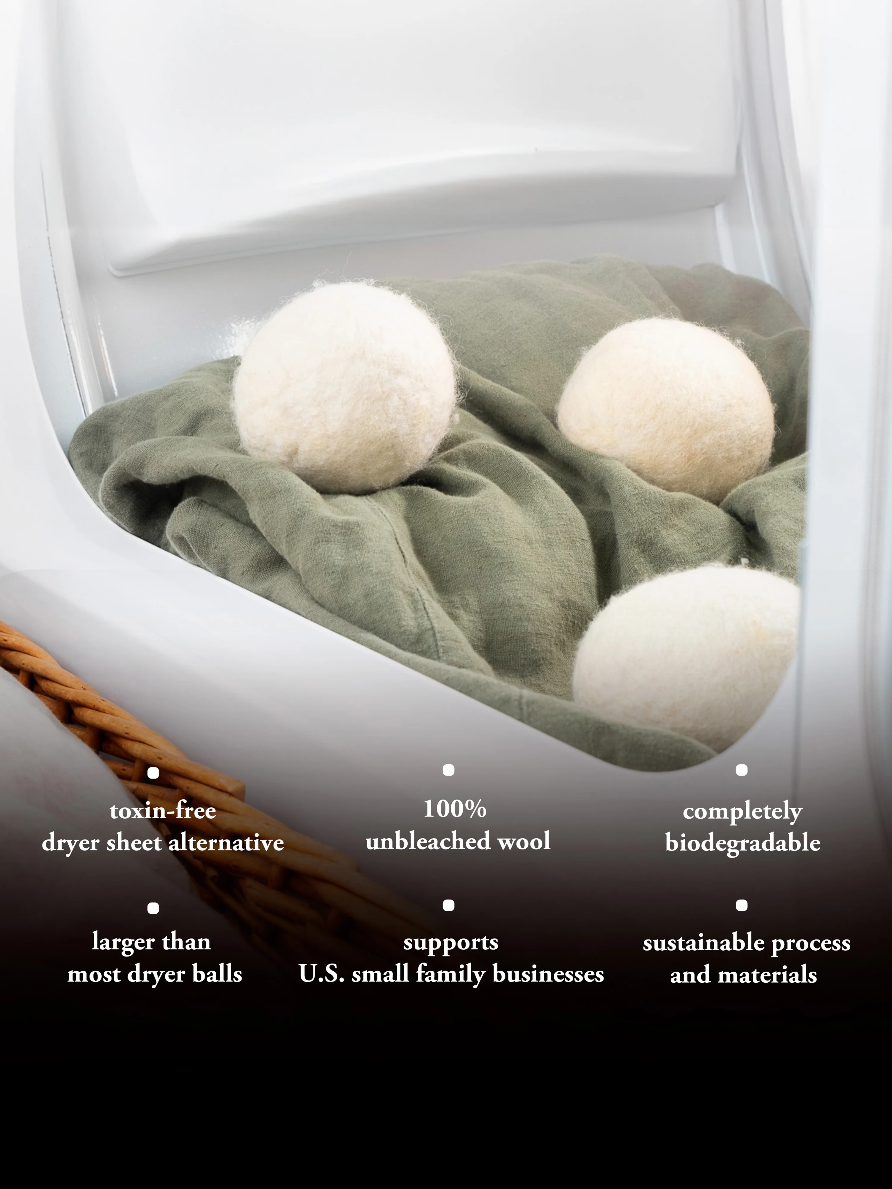 Jumbo Wool Dryer Balls ( 3 pack ) - Image 10
