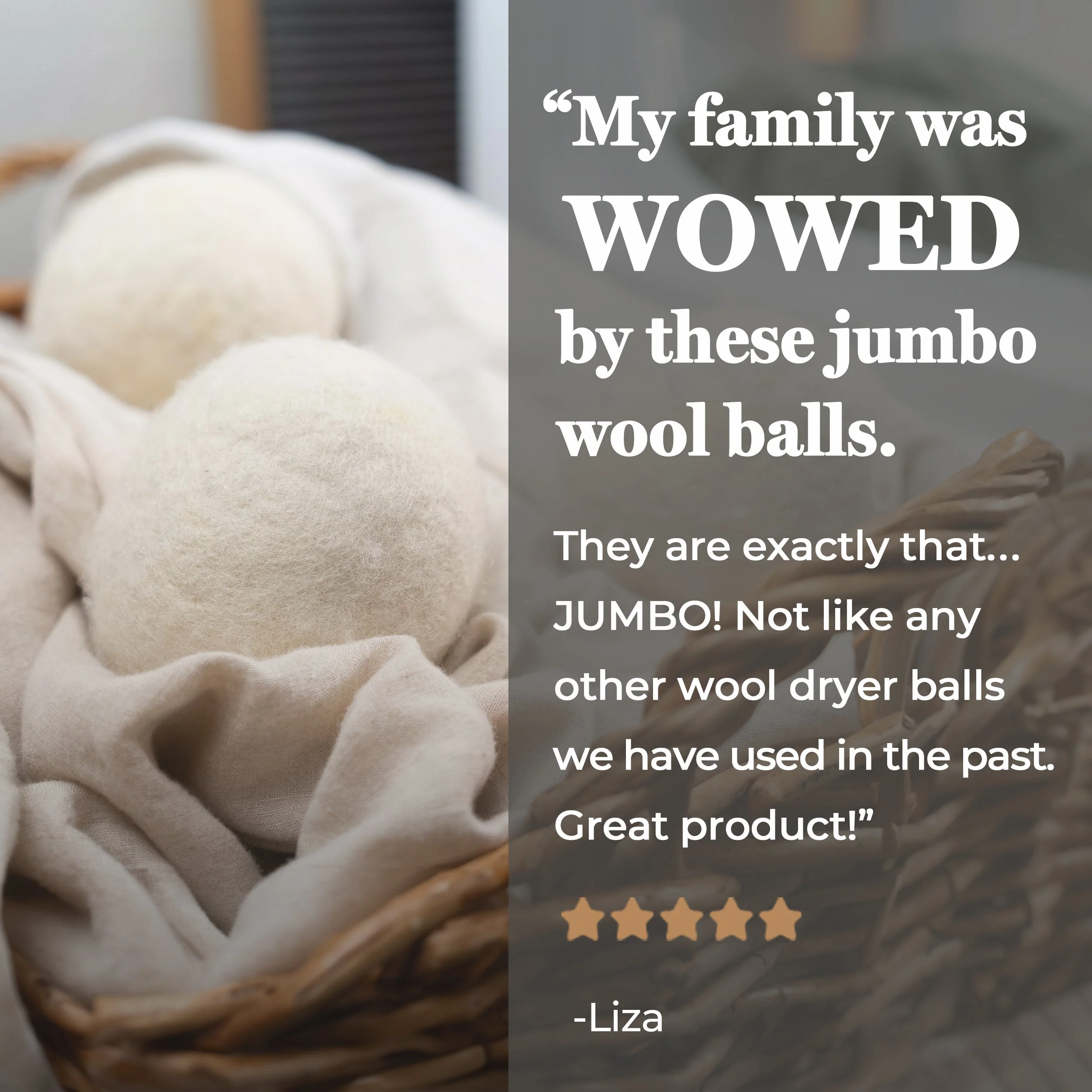 Jumbo Wool Dryer Balls ( 3 pack ) - Image 13