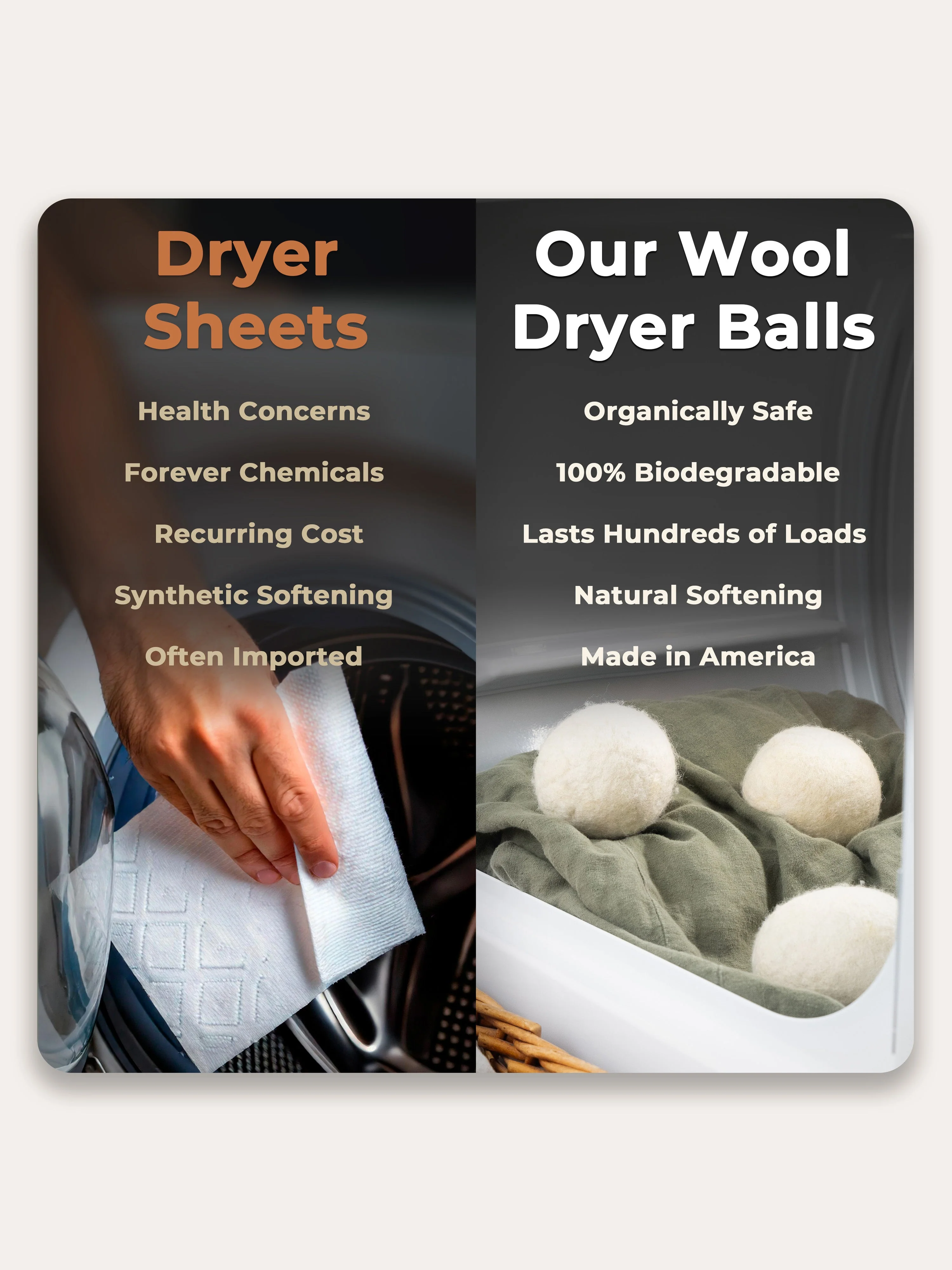 Jumbo Wool Dryer Balls ( 3 pack ) - Image 3