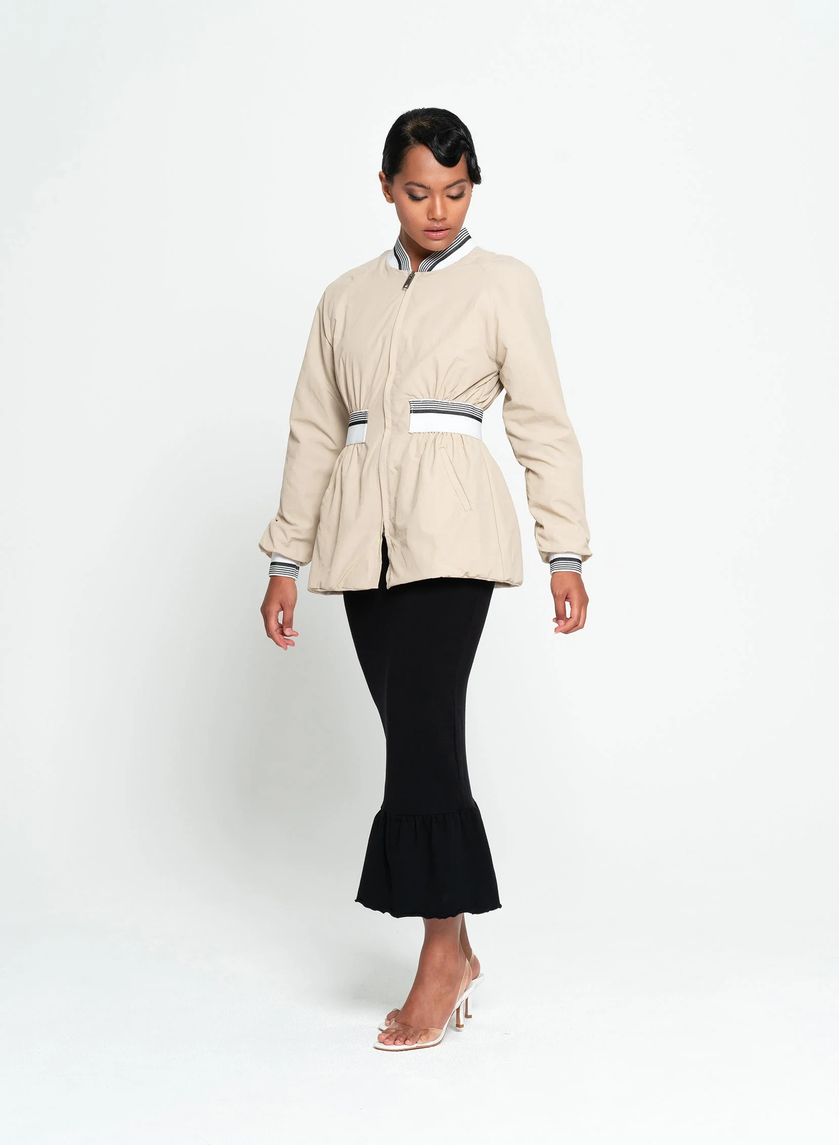KAMALA Recycled Feminine Bomber Jacket - Image 5