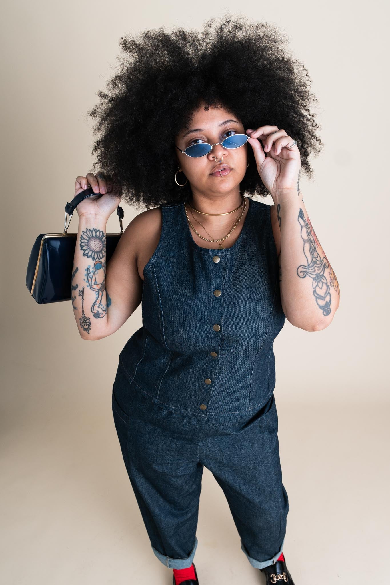 Katherine Vest (Updated) in Cone Denim - Image 9