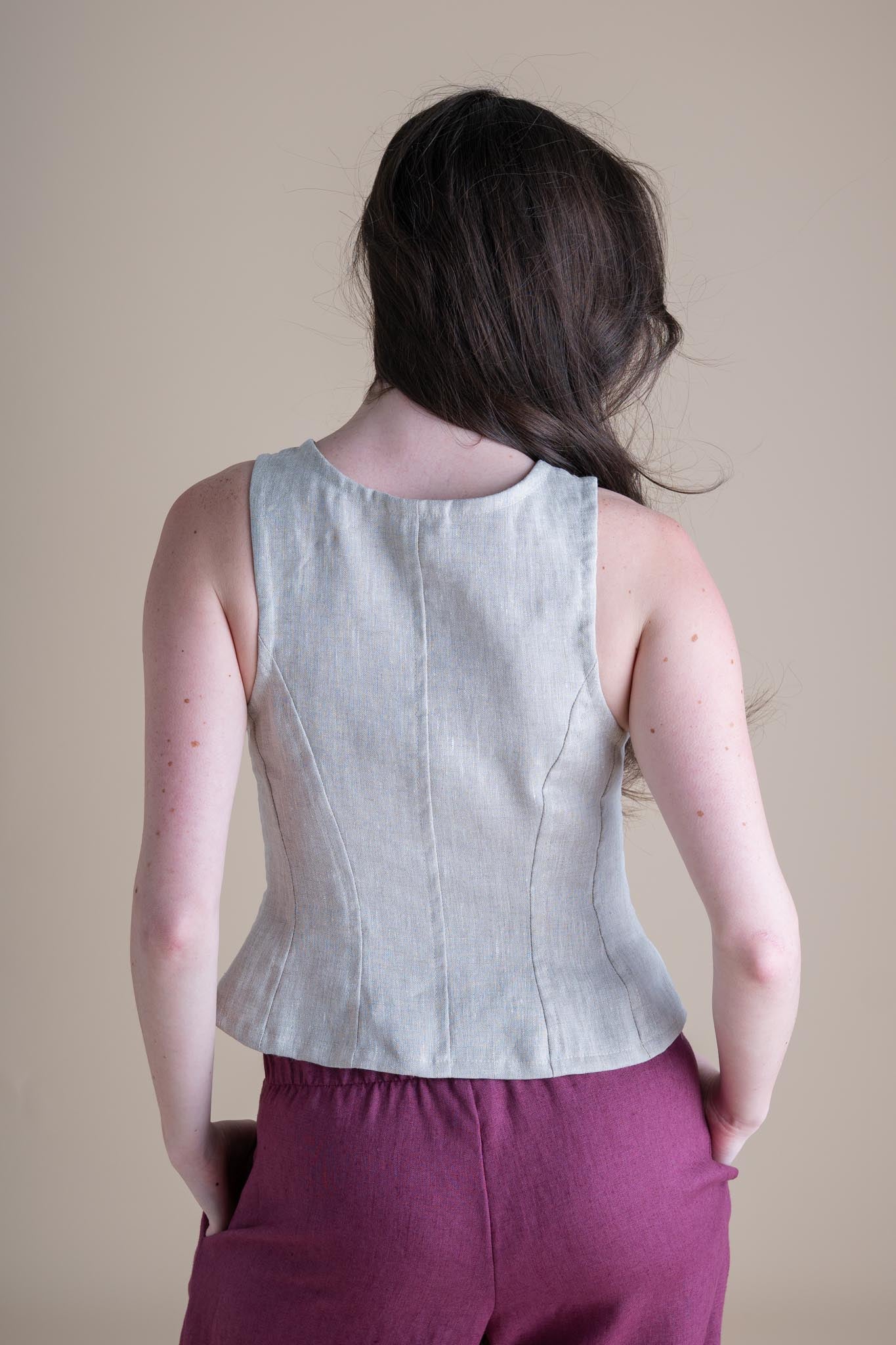 Katherine Vest (Updated) in Sand Dollar - Image 4