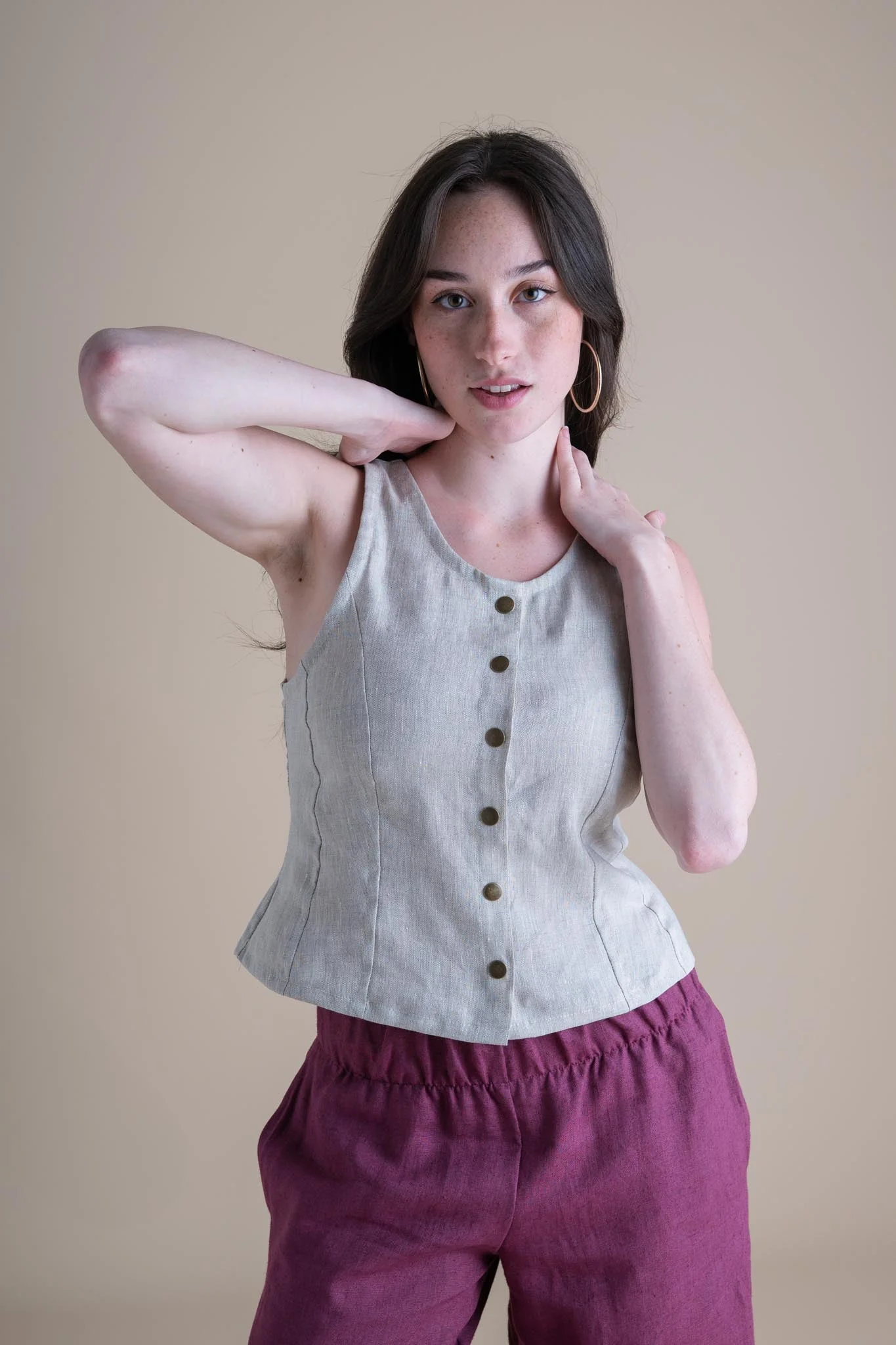 Katherine Vest (Updated) in Sand Dollar - Image 5