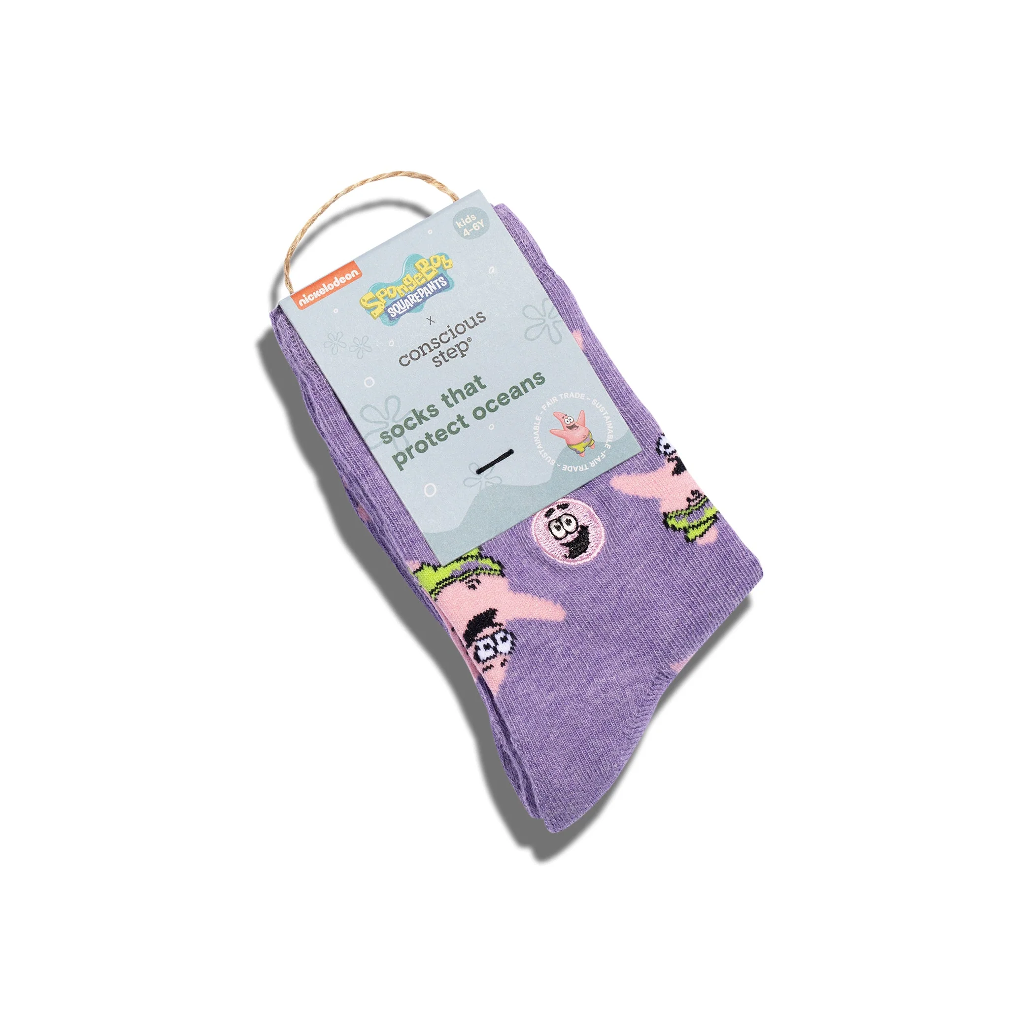 Kids Patrick Socks that Protect Oceans - Image 4