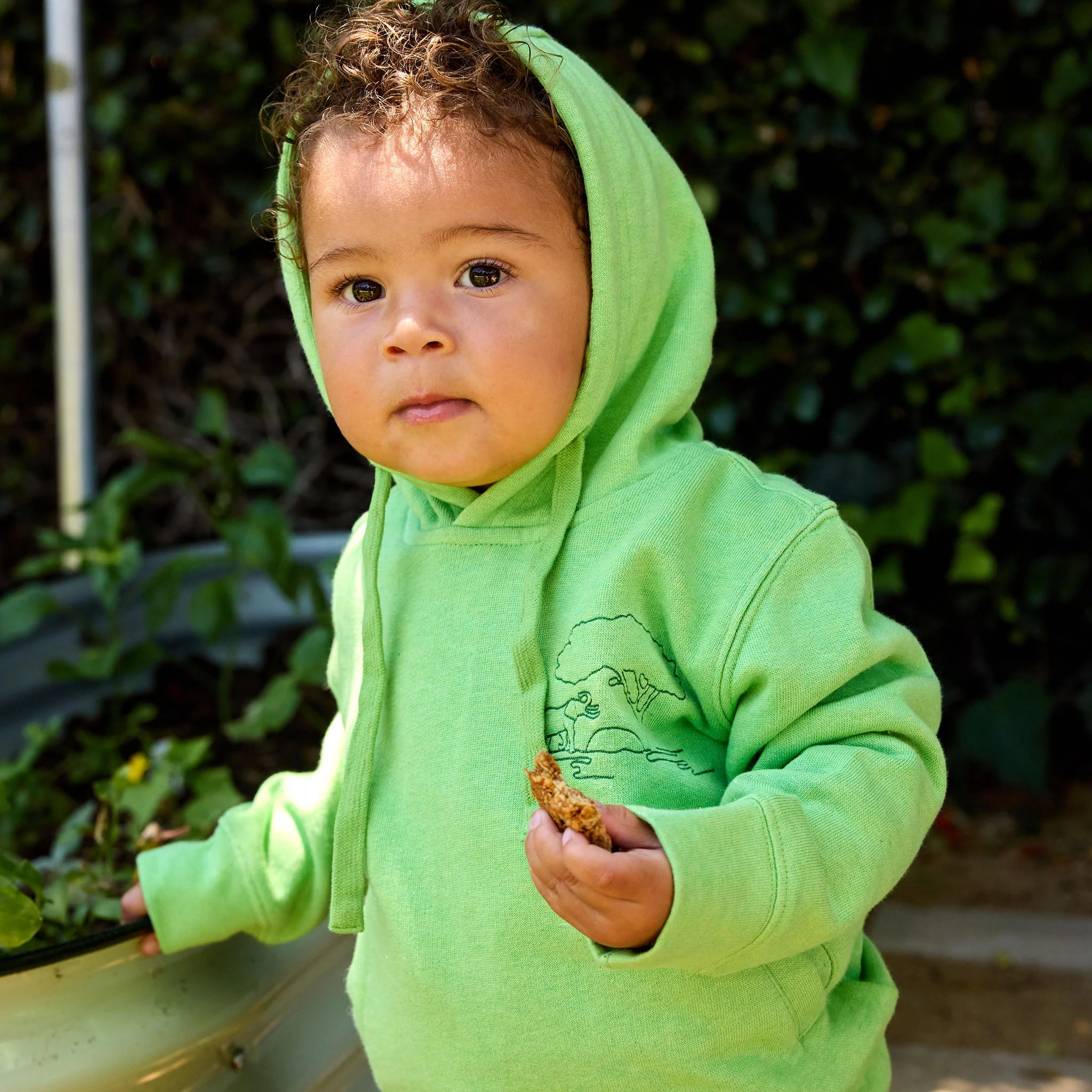 Kids Protect Elephants Hooded Sweatshirt - Image 5