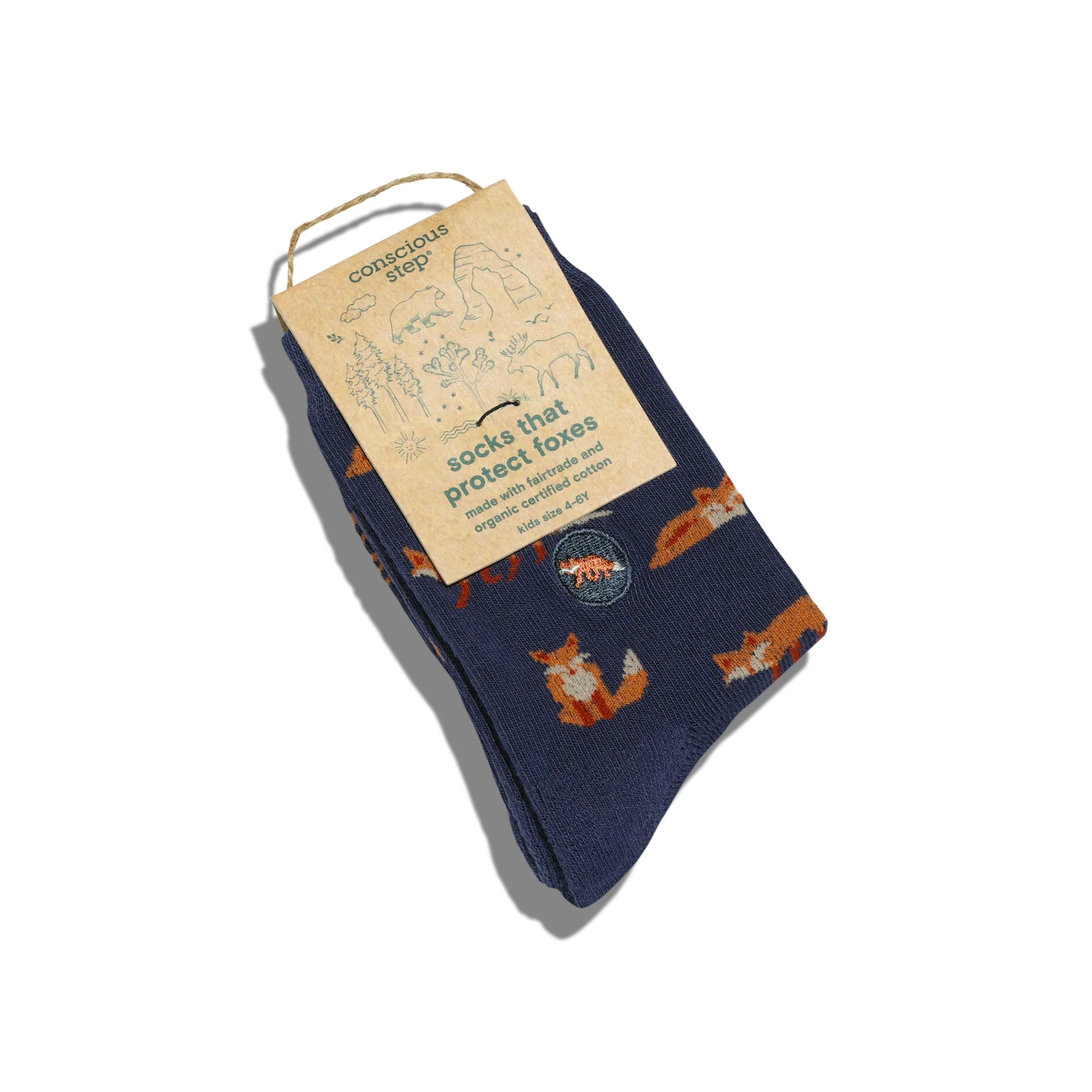 Kids Socks that Protect Foxes - Image 4