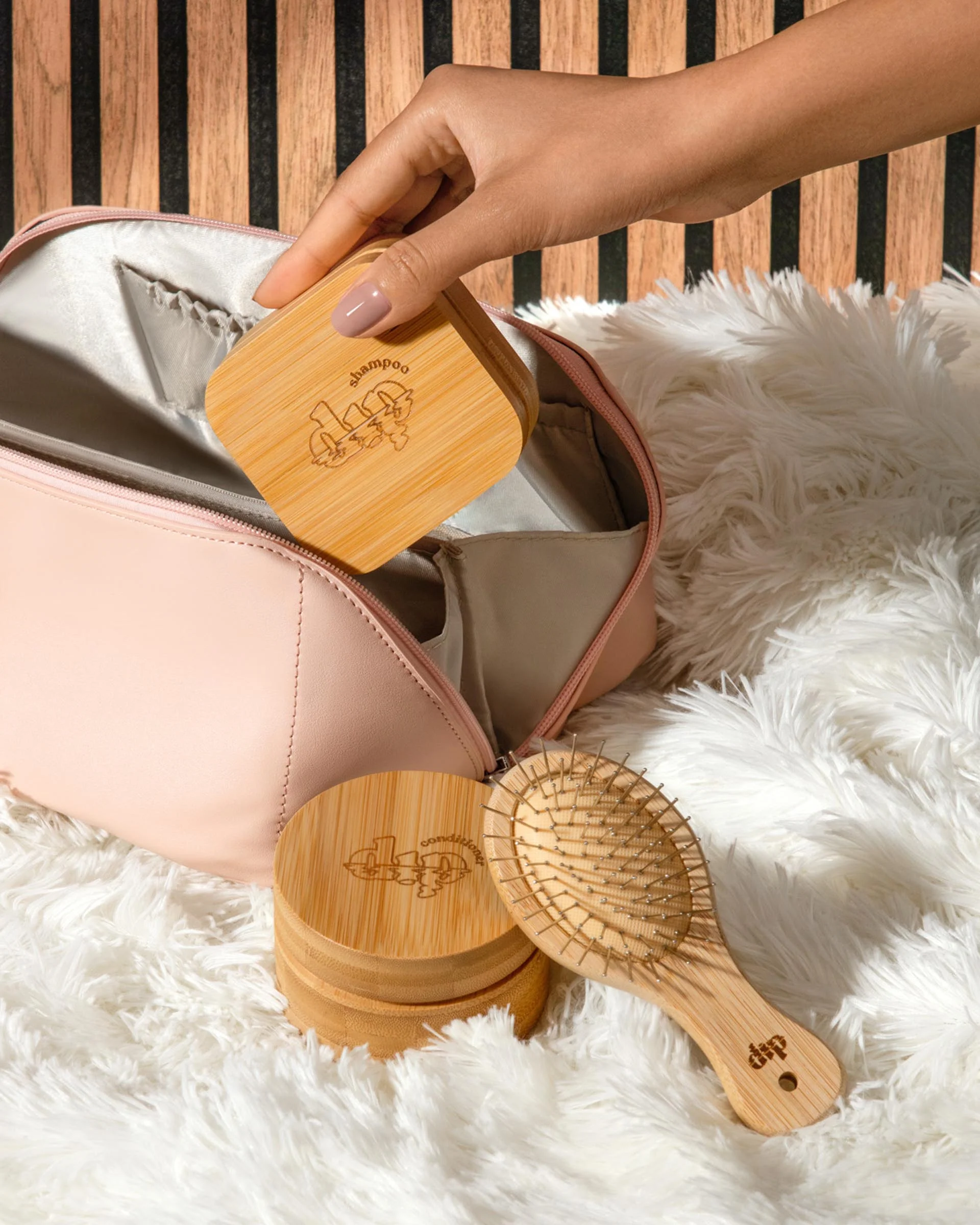 Large Shampoo Travel Case with Coaster - Image 6