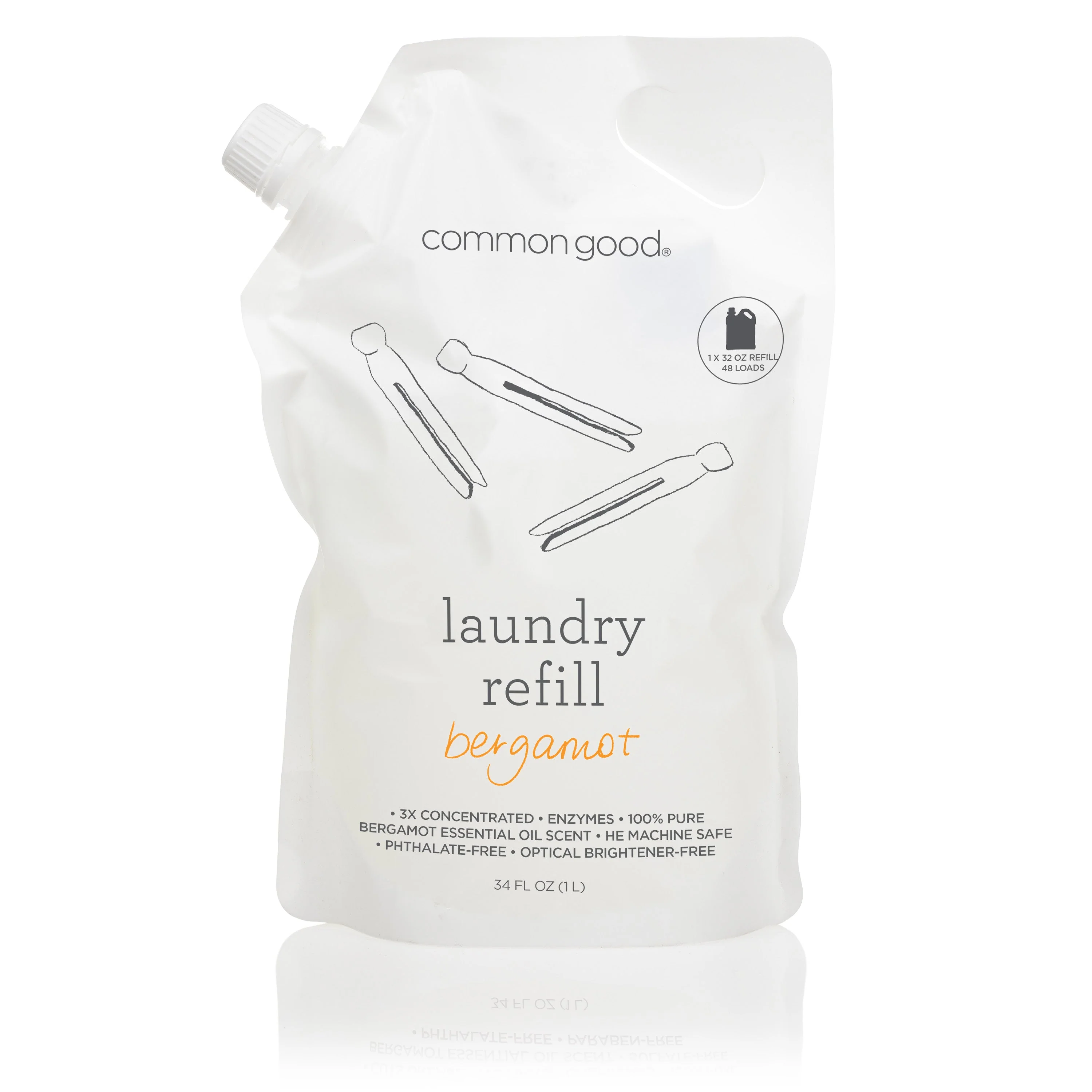 Laundry Detergent Refill Pouch, 34 Fl Oz - Image 3