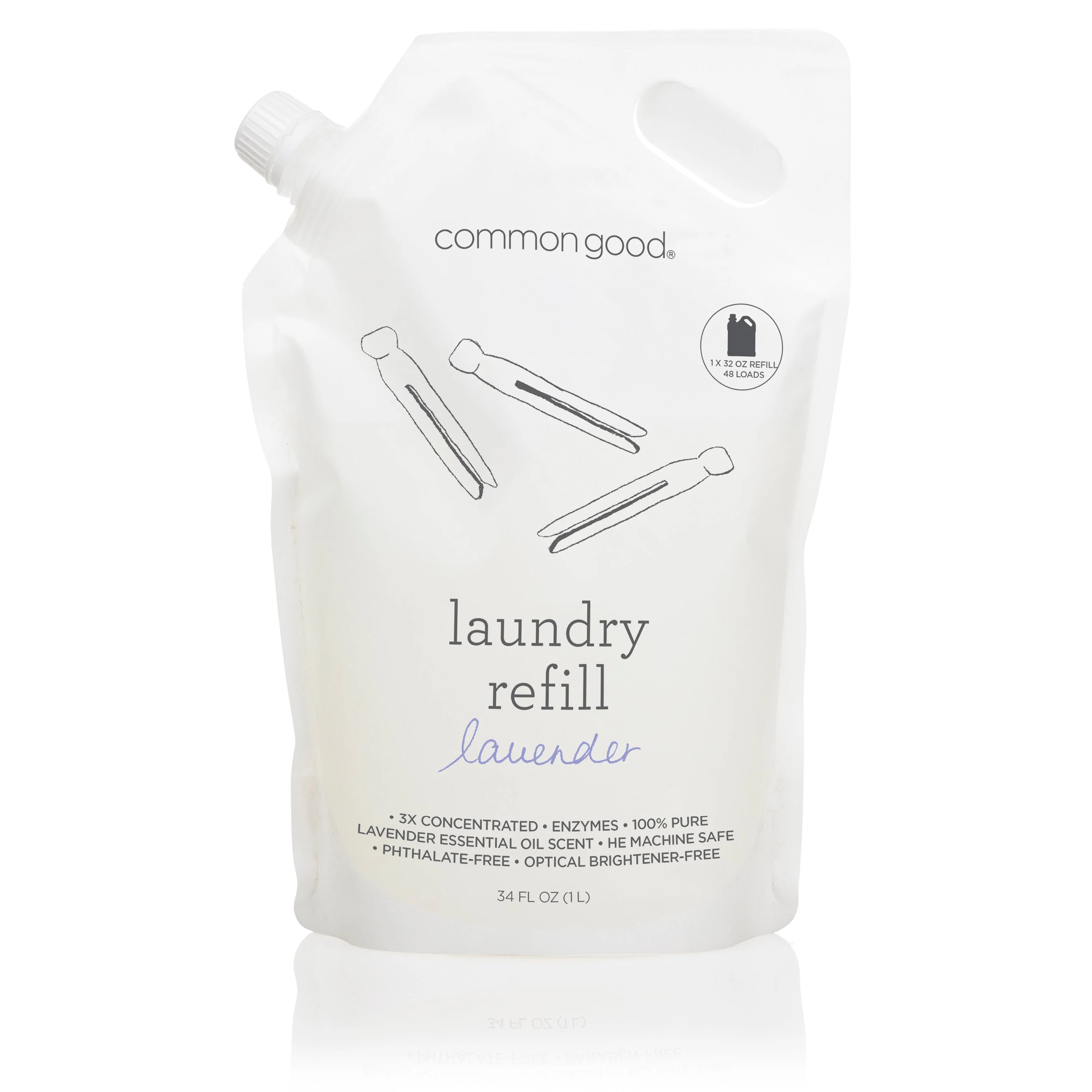 Laundry Detergent Refill Pouch, 34 Fl Oz - Image 4