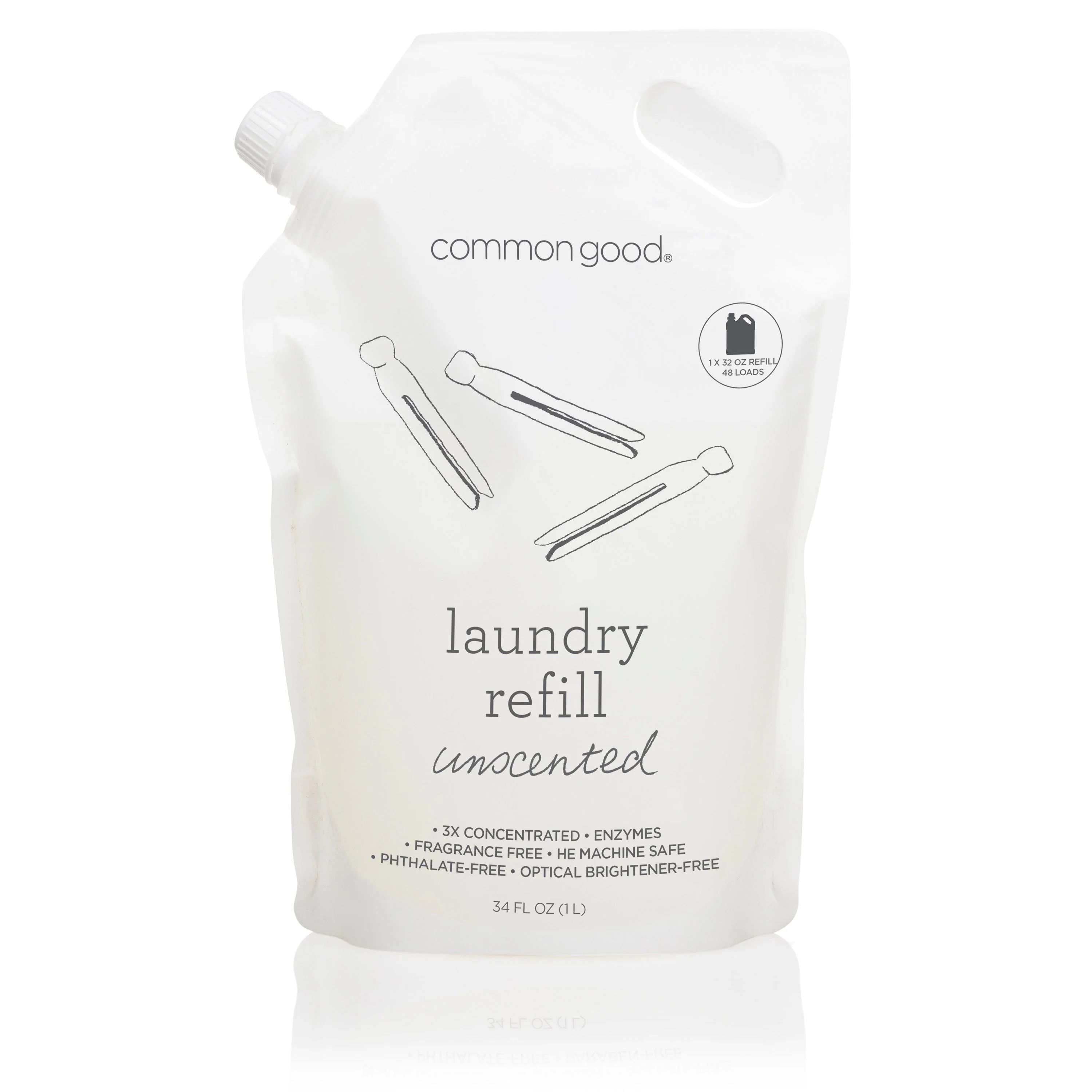 Laundry Detergent Refill Pouch, 34 Fl Oz - Image 5