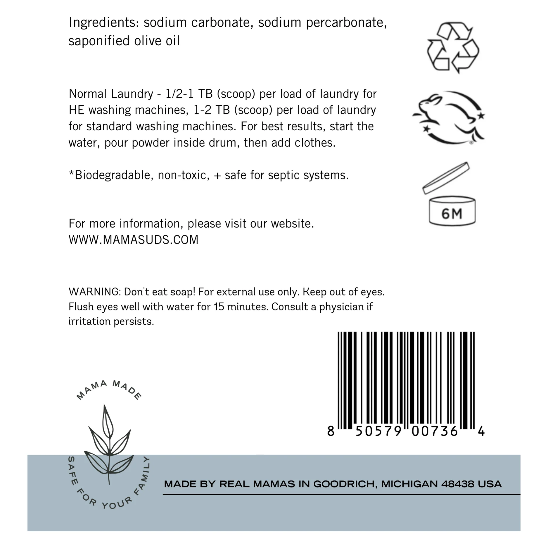 Laundry Soap Powder - Mom’s Choice Awards® Silver Recipient - Image 7