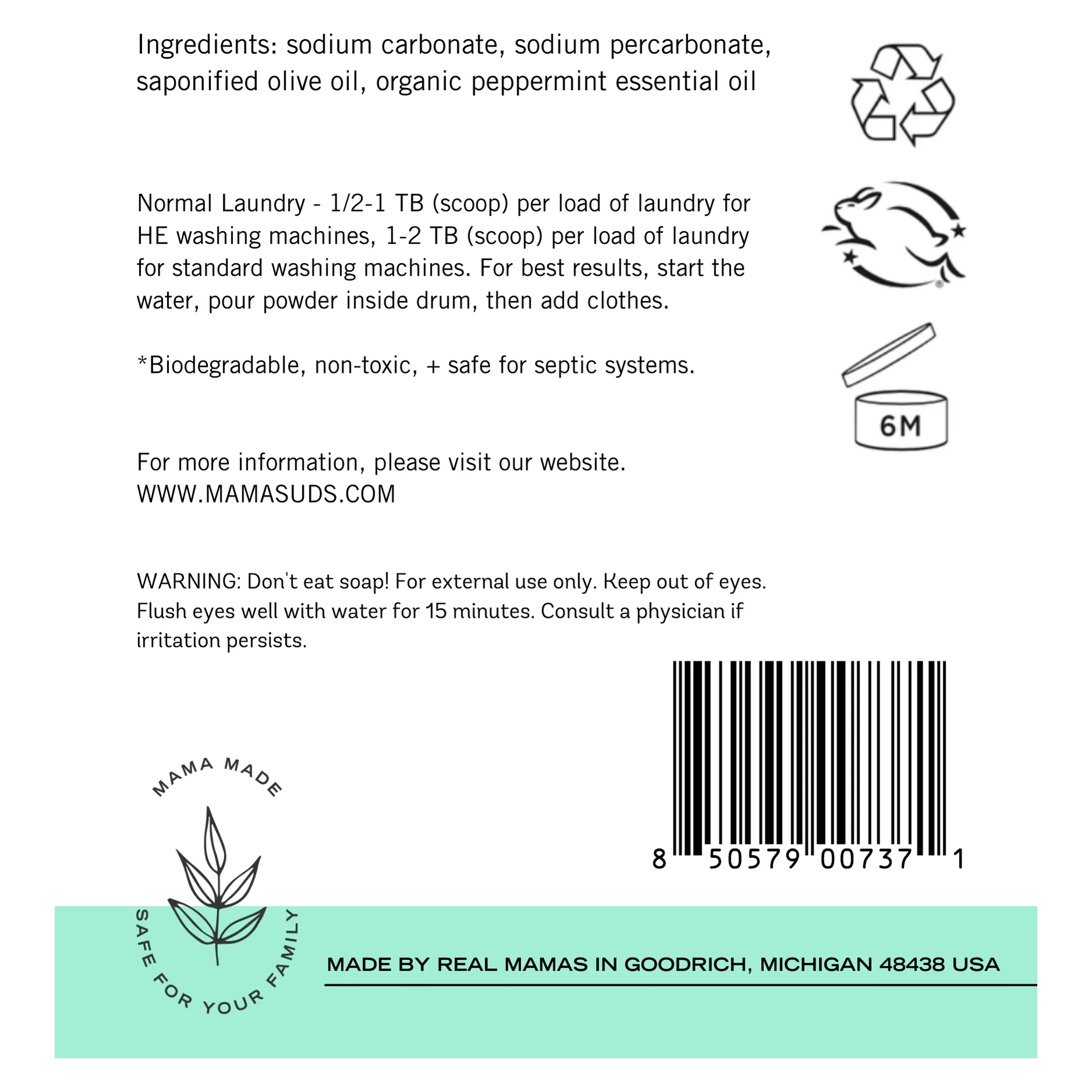 Laundry Soap Powder - Mom’s Choice Awards® Silver Recipient - Image 8
