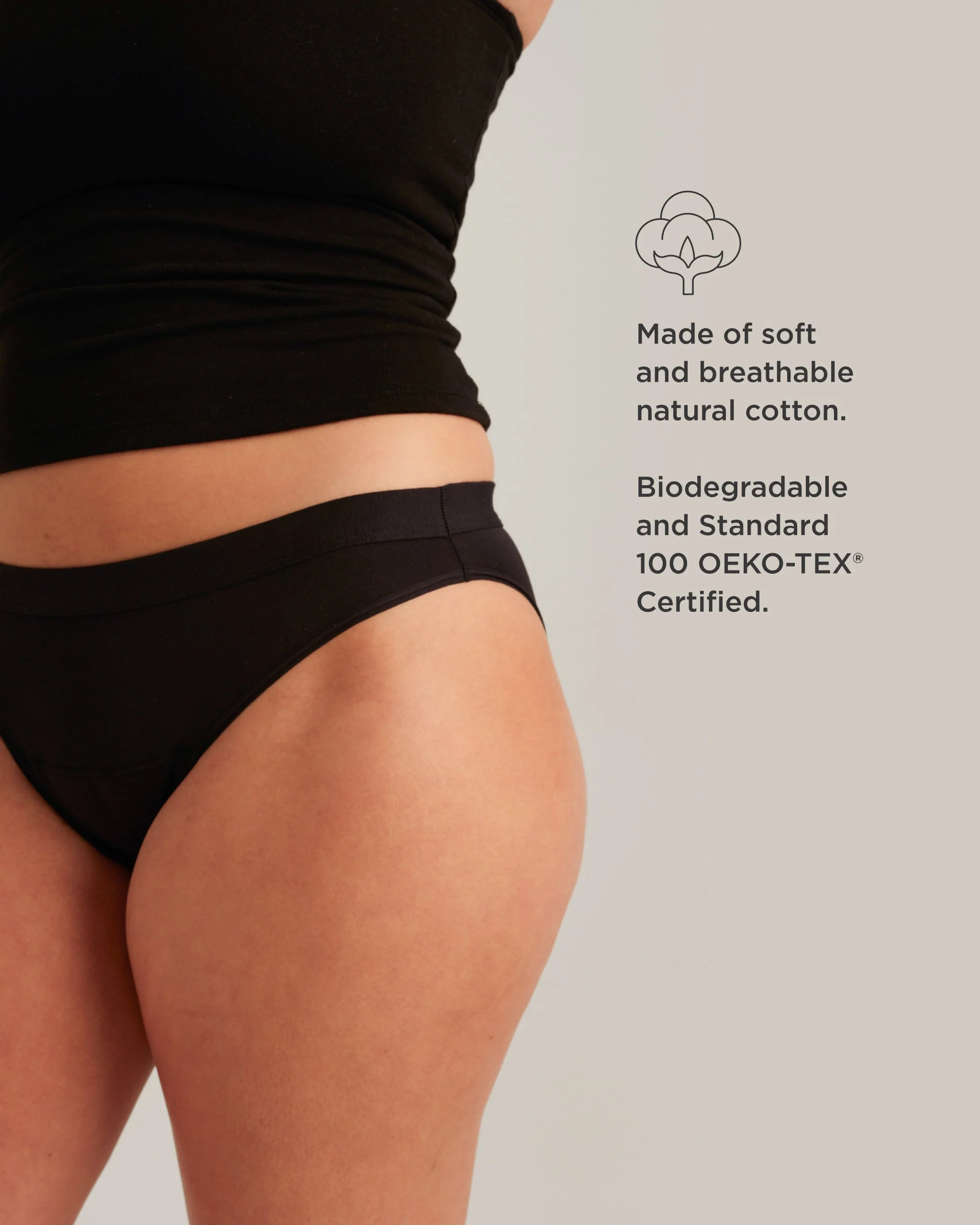 Leakproof Cotton Bikini - Image 5