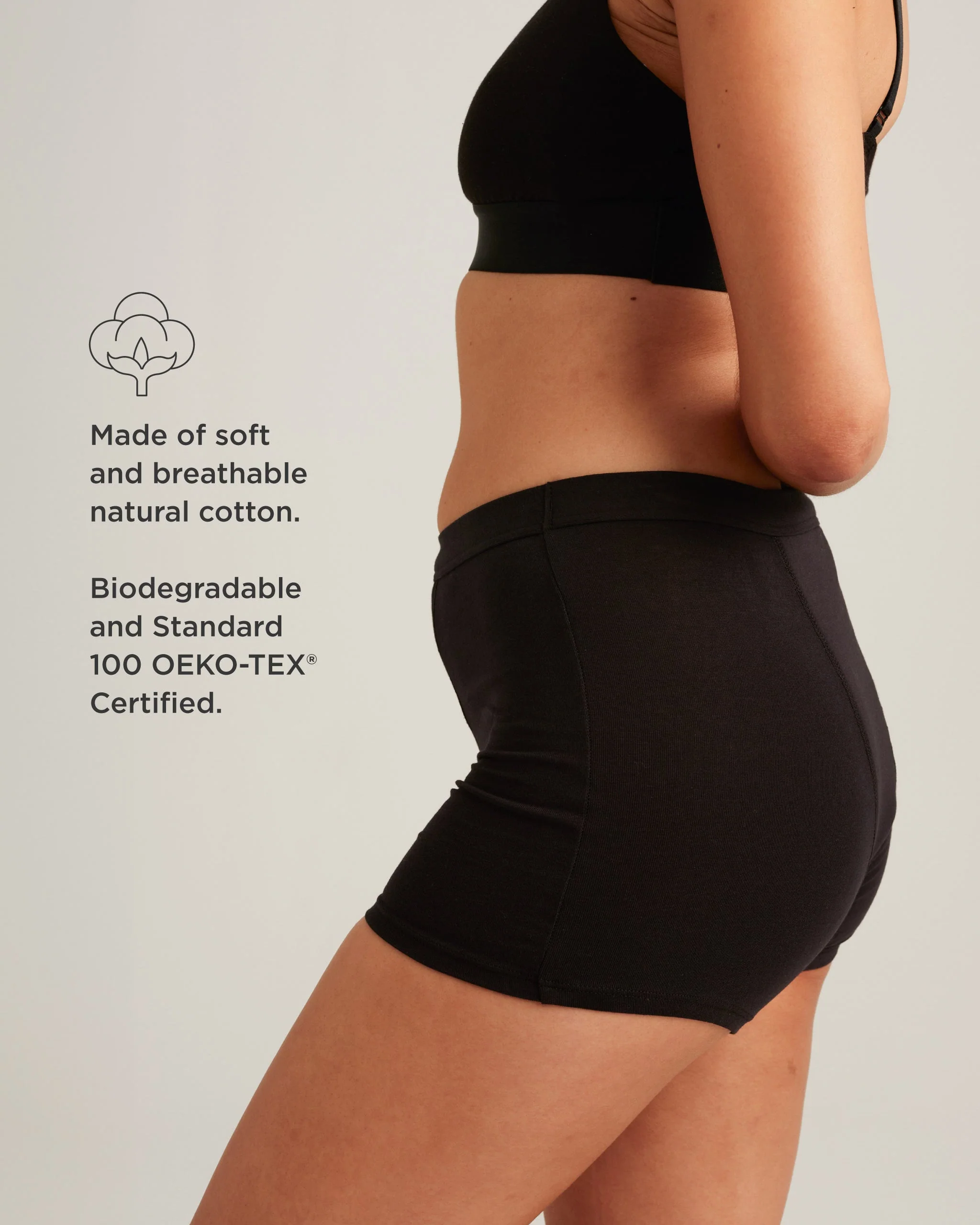Leakproof Cotton Sleep Short - Image 6