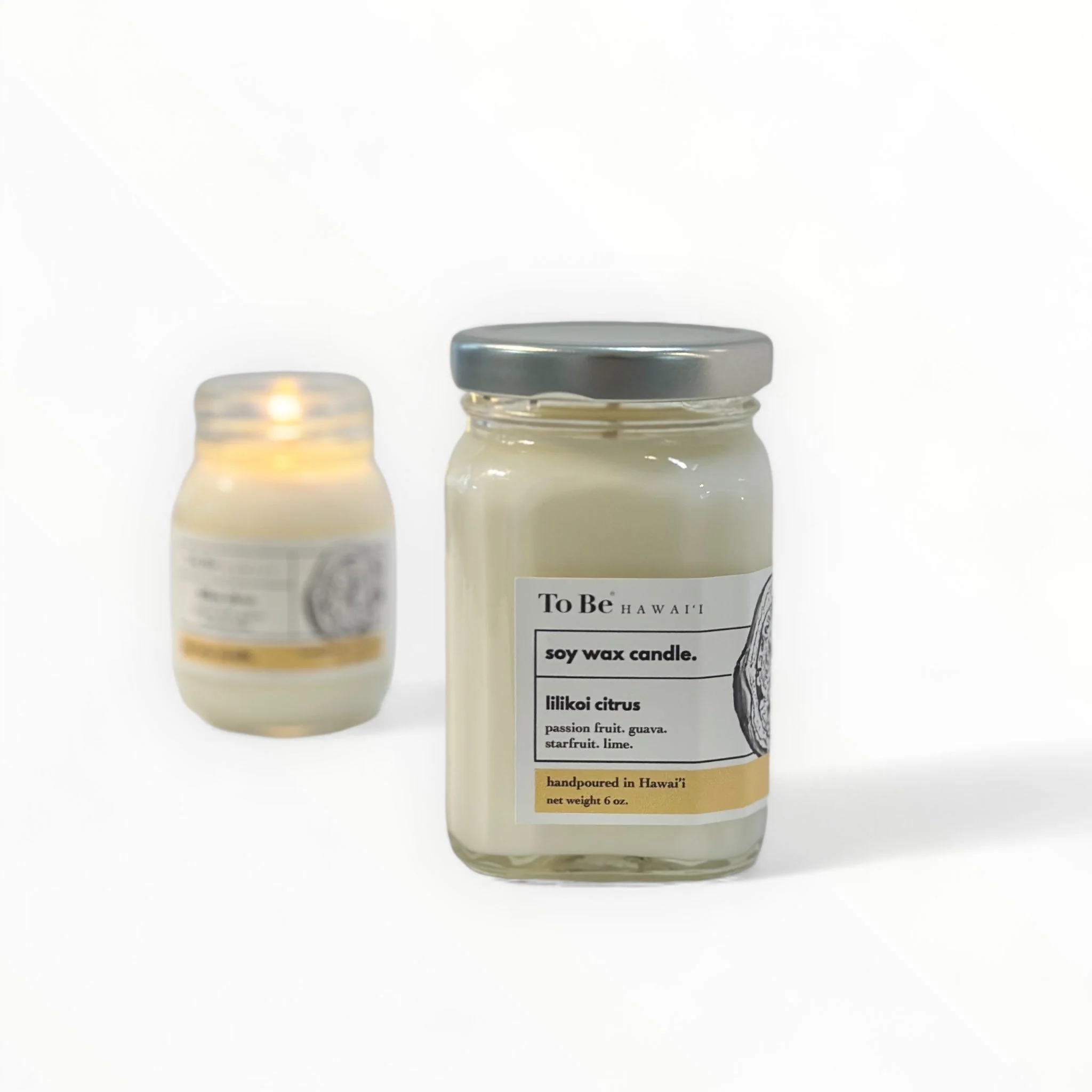 Lilikoi Citrus Soy Wax Candle - Image 2