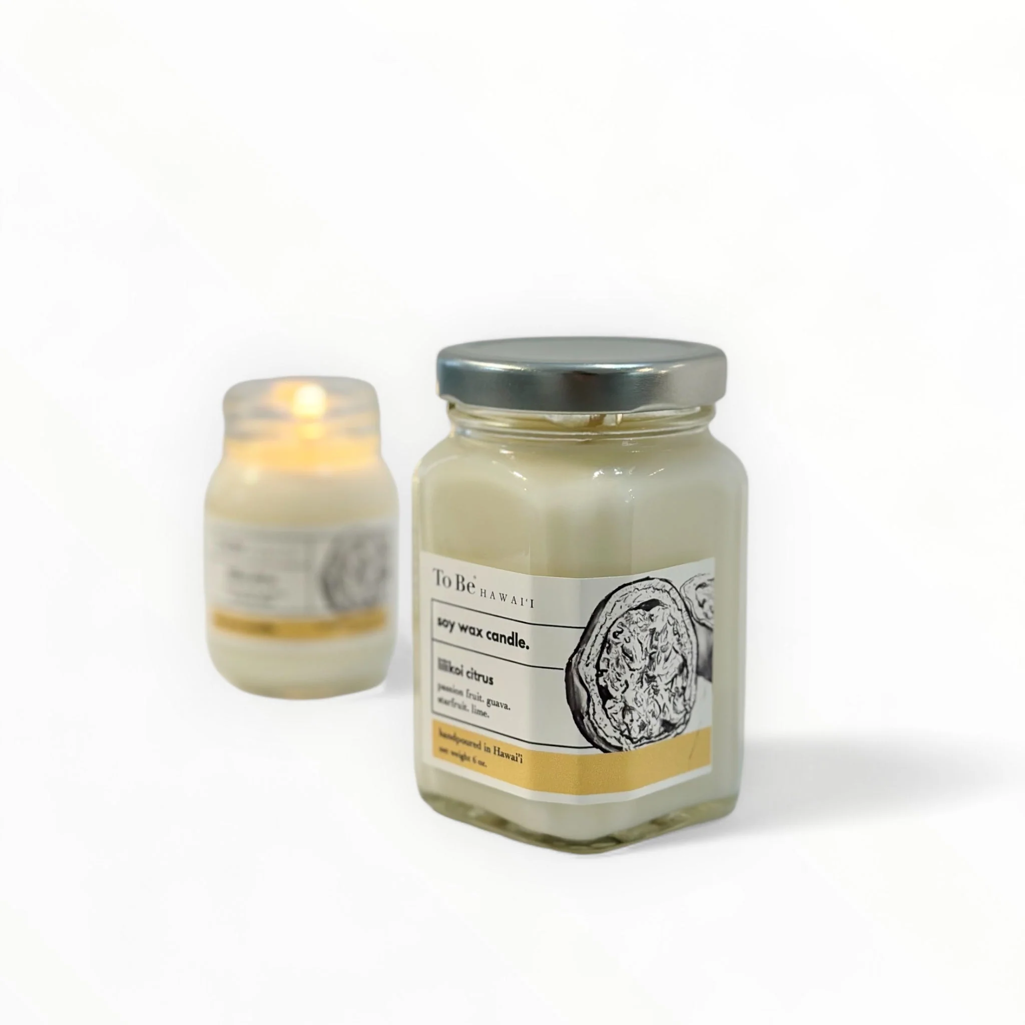 Lilikoi Citrus Soy Wax Candle - Image 3