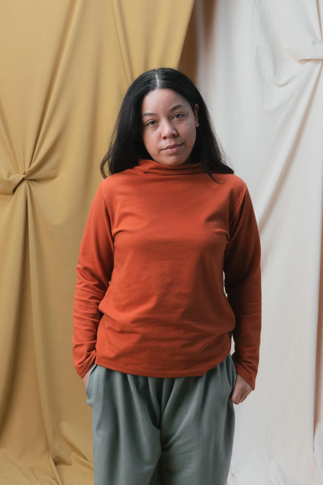 Lillie Top in Persimmon - Image 2