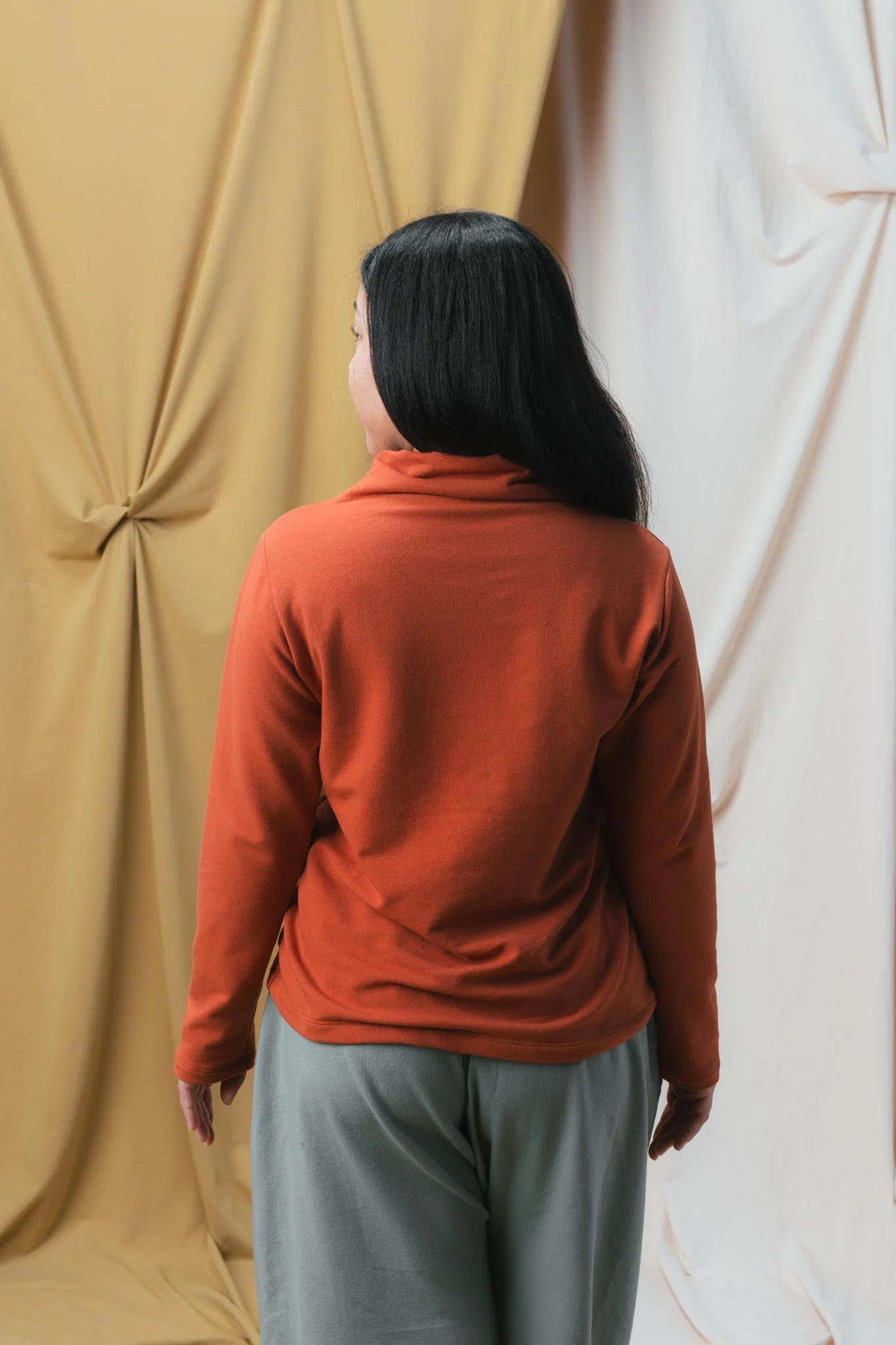 Lillie Top in Persimmon - Image 3