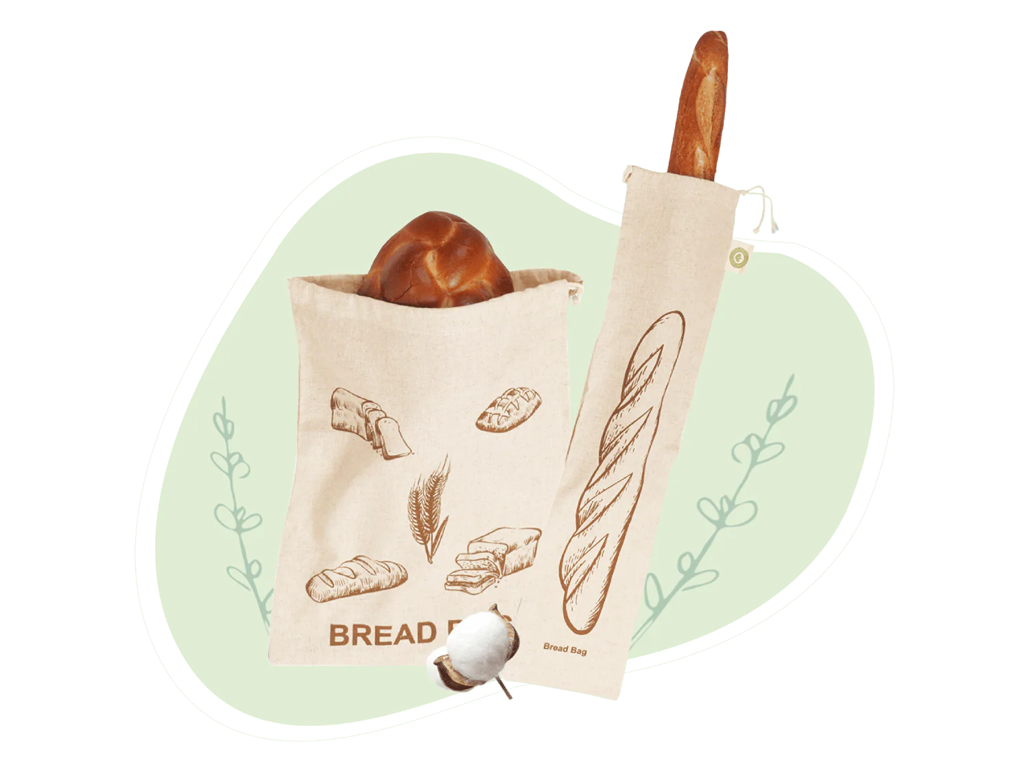 Linen Bread Bags - Image 3