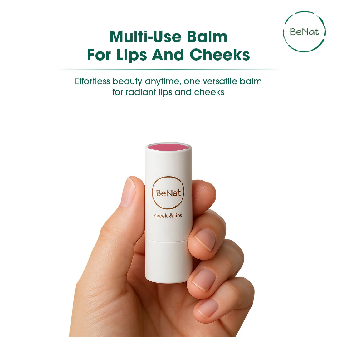 Lip & Cheek Bloom. 2 in 1 Natural Lipstick for Vibrant Color. - Image 2