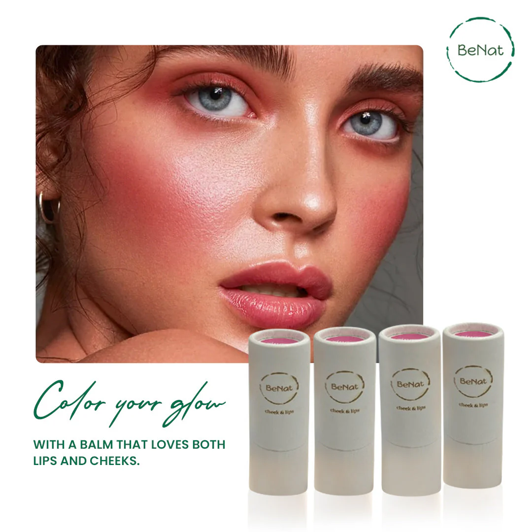 Lip & Cheek Bloom. 2 in 1 Natural Lipstick for Vibrant Color. - Image 7