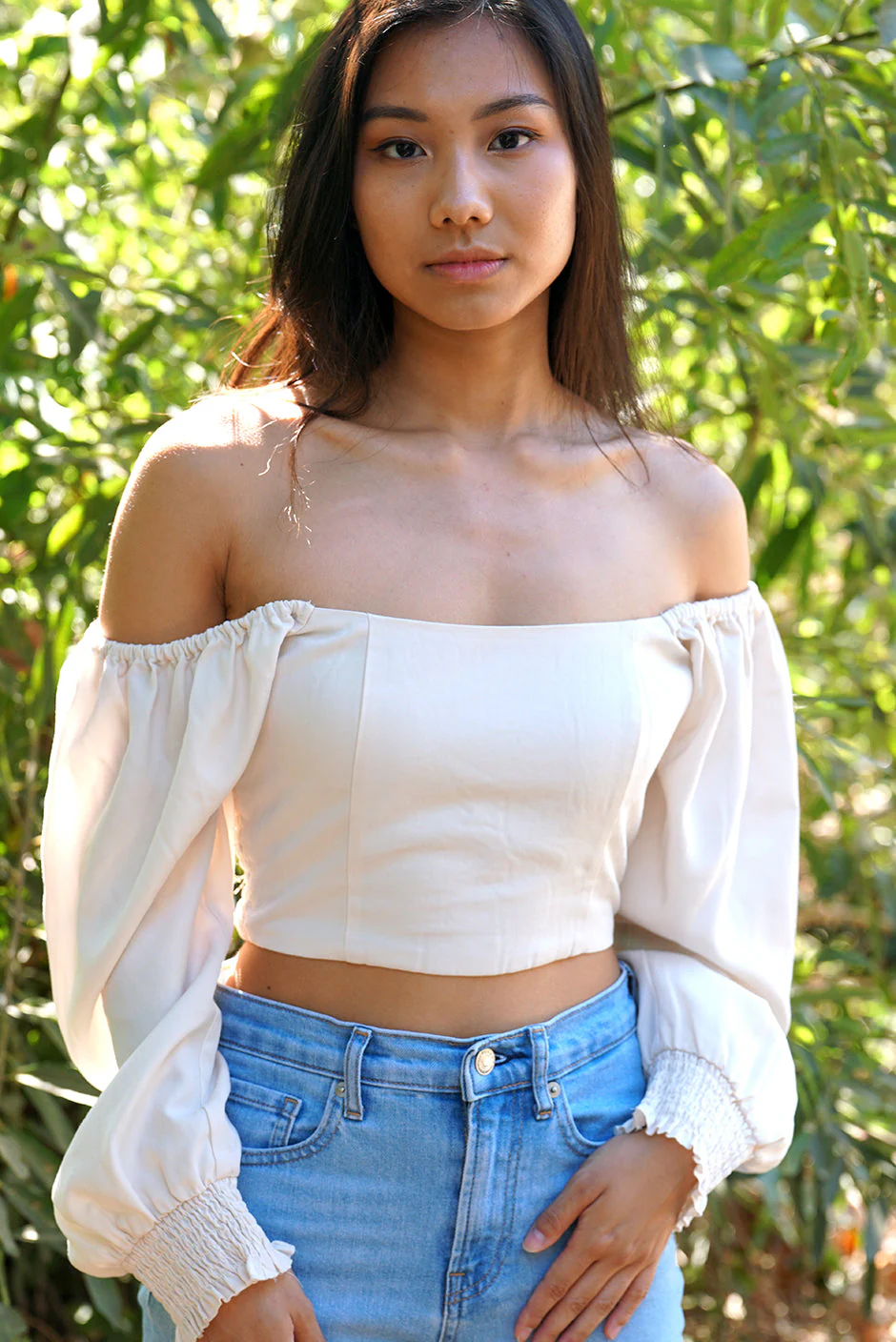 Liv Crop Top | Solid - Image 2