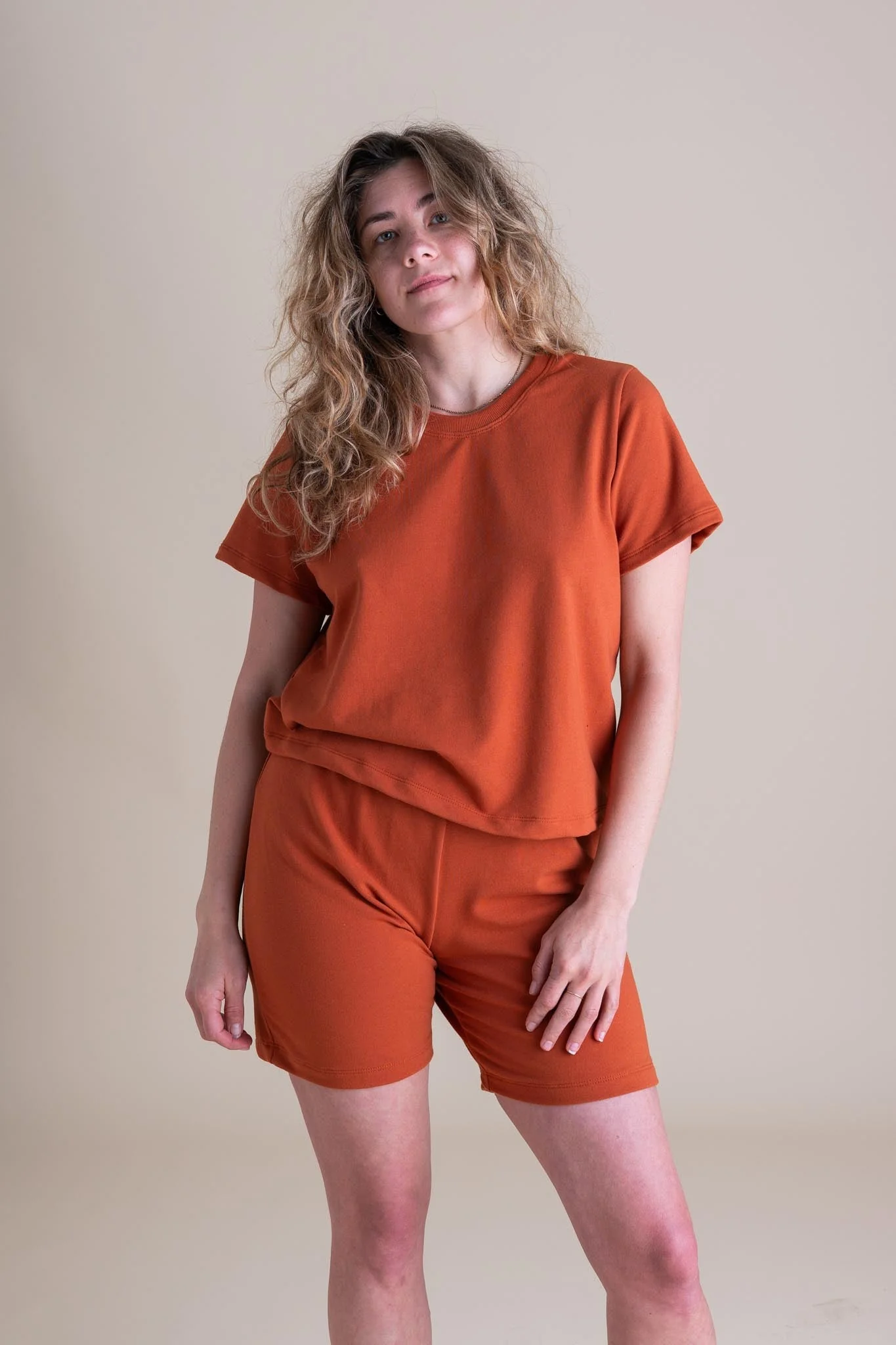 Liza Tee in Persimmon - Image 2