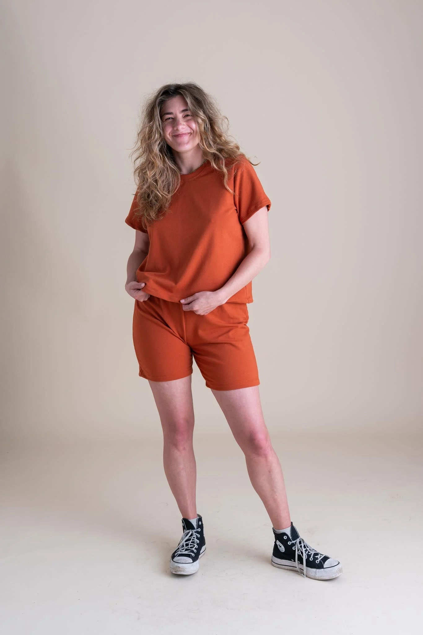 Liza Tee in Persimmon - Image 3