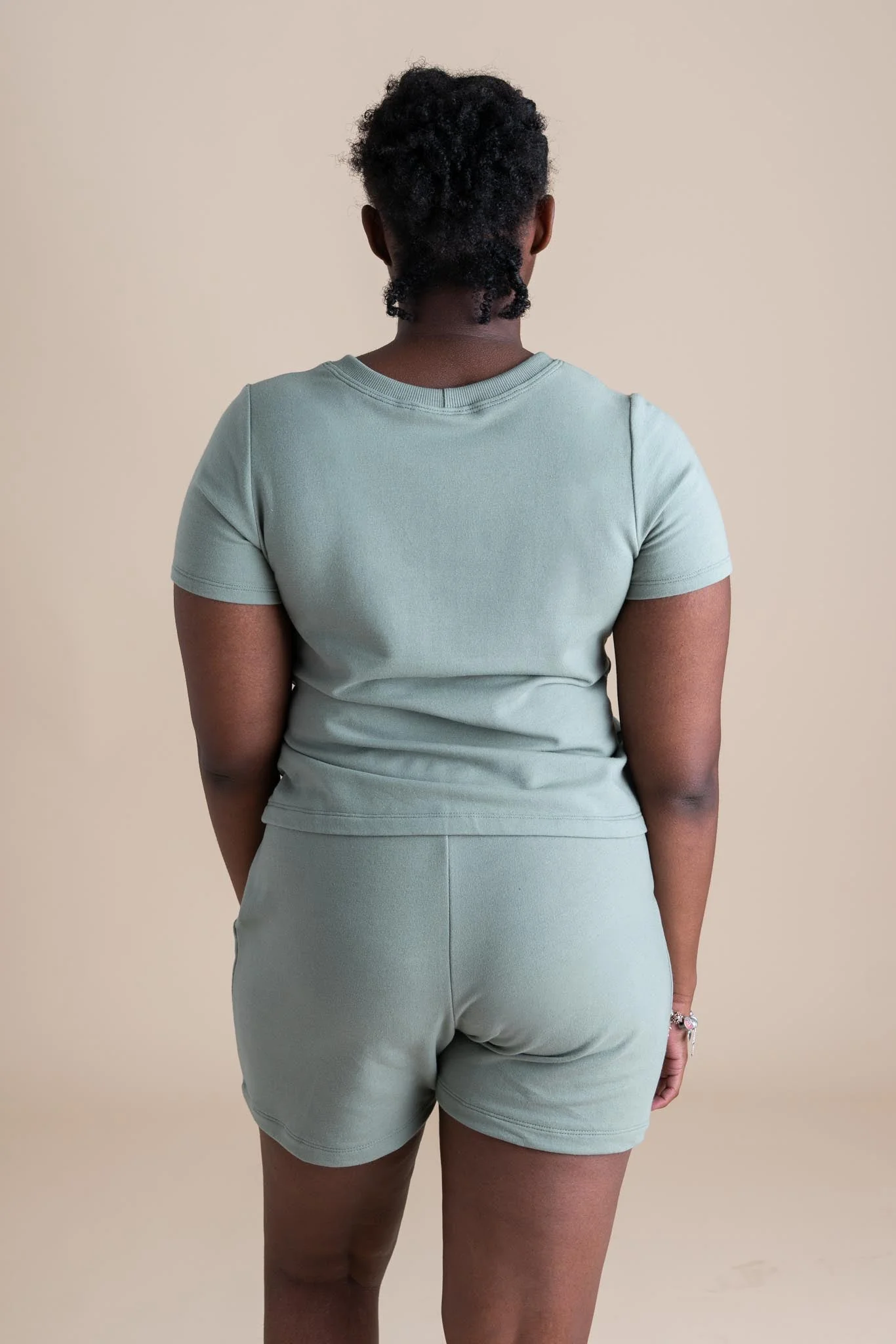 Liza Tee in Pistachio - Image 2