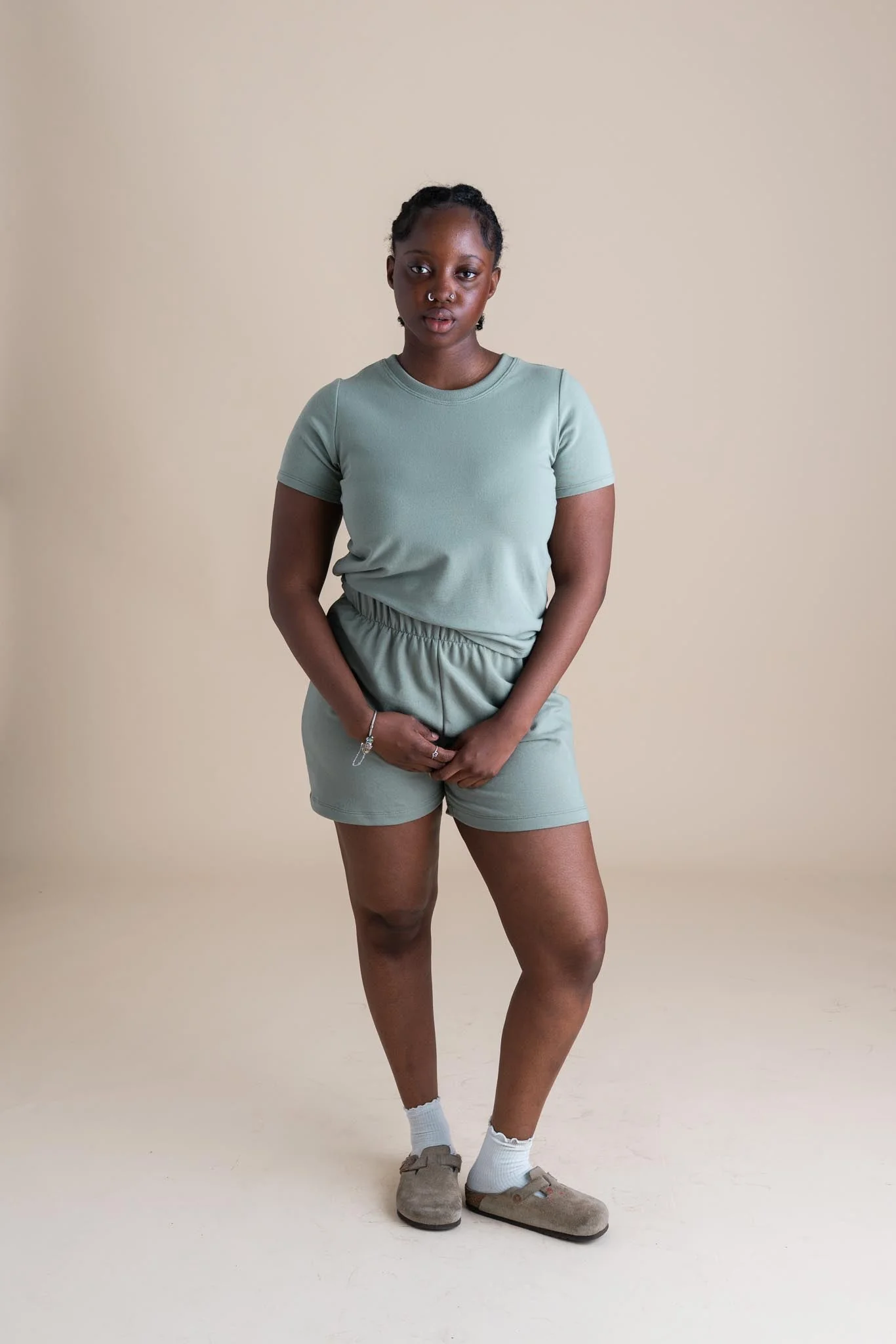 Liza Tee in Pistachio - Image 3