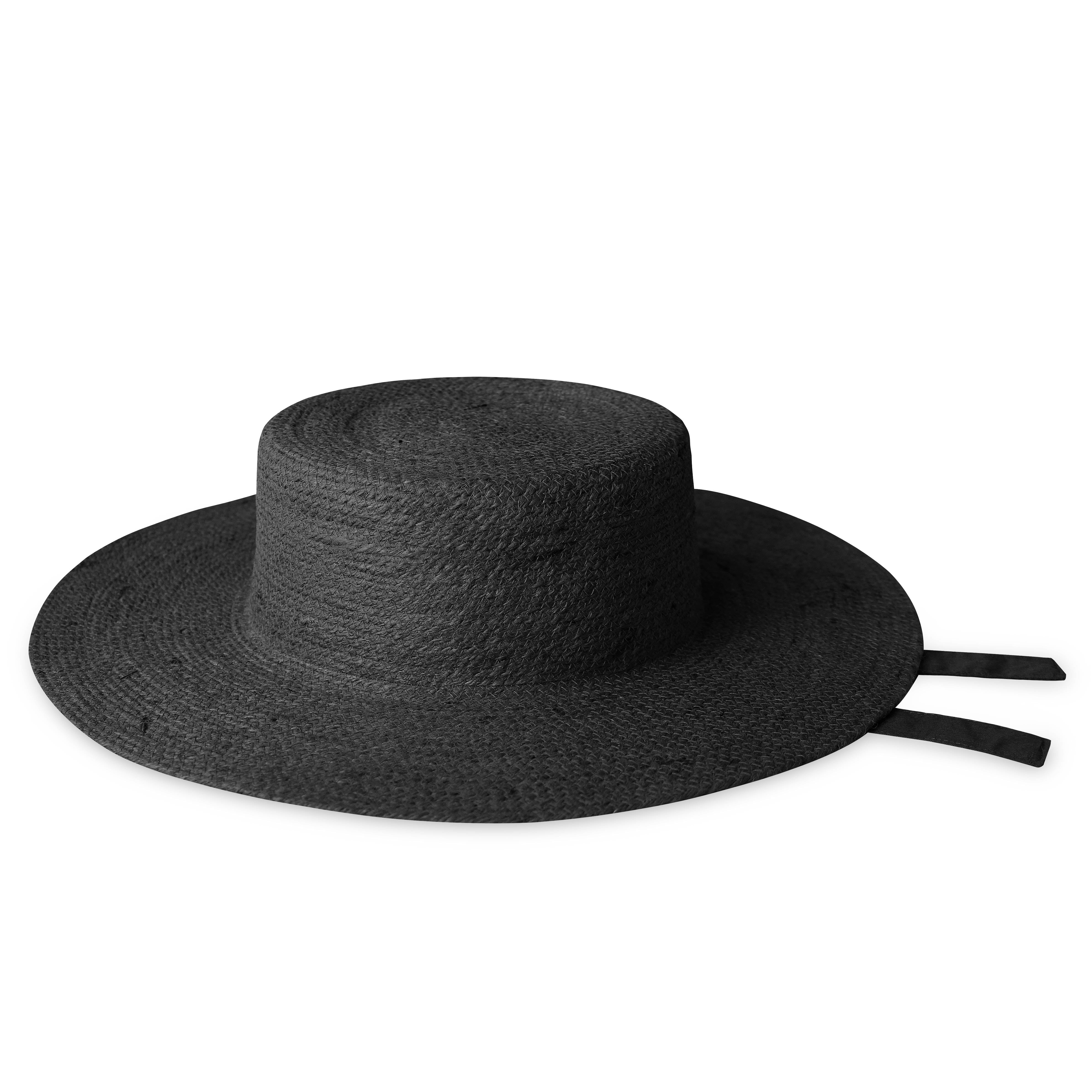 LOLI Jute Hat in Black - Image 2