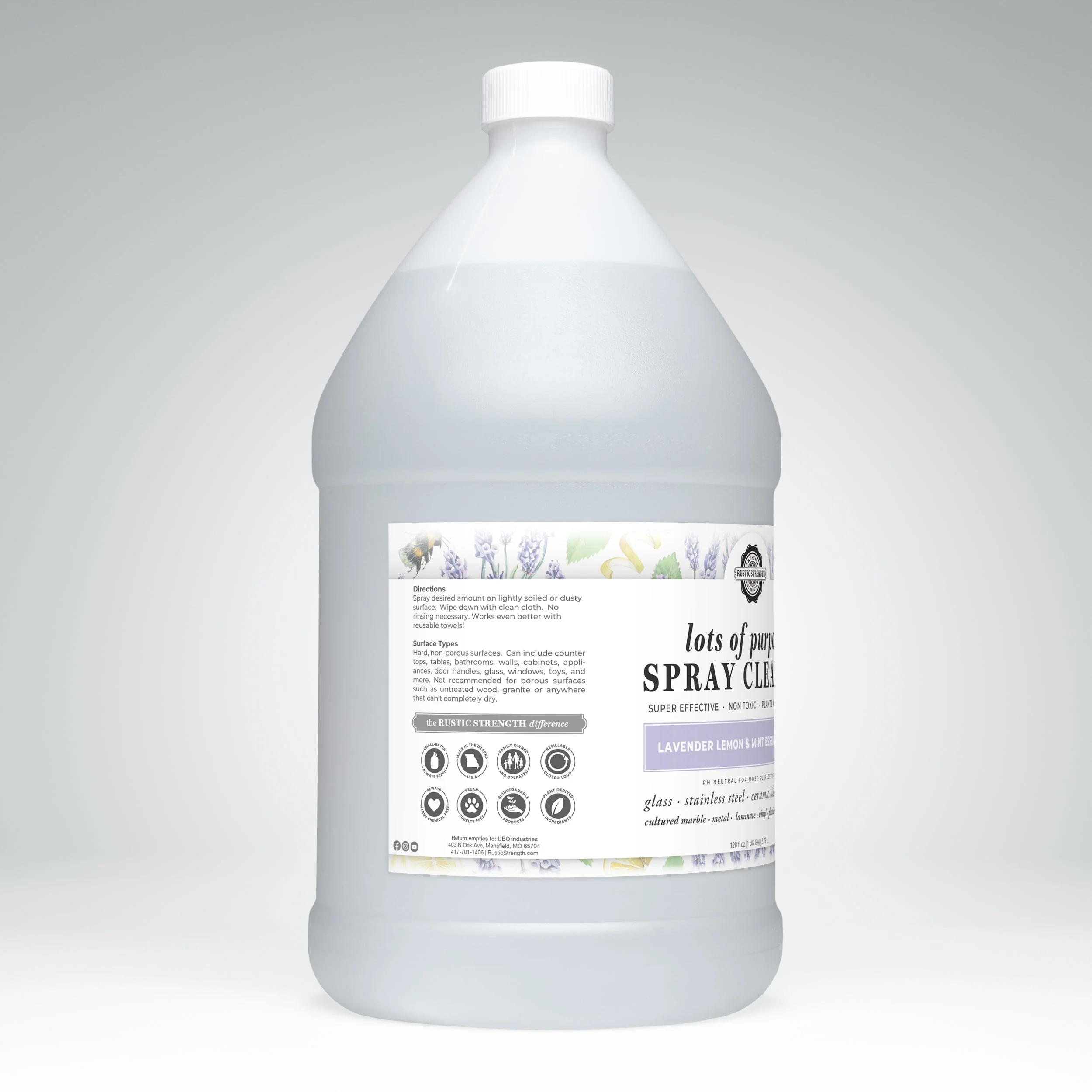 Lots of Purpose Spray Cleaner | Lavender, Lemon & Mint - Image 4