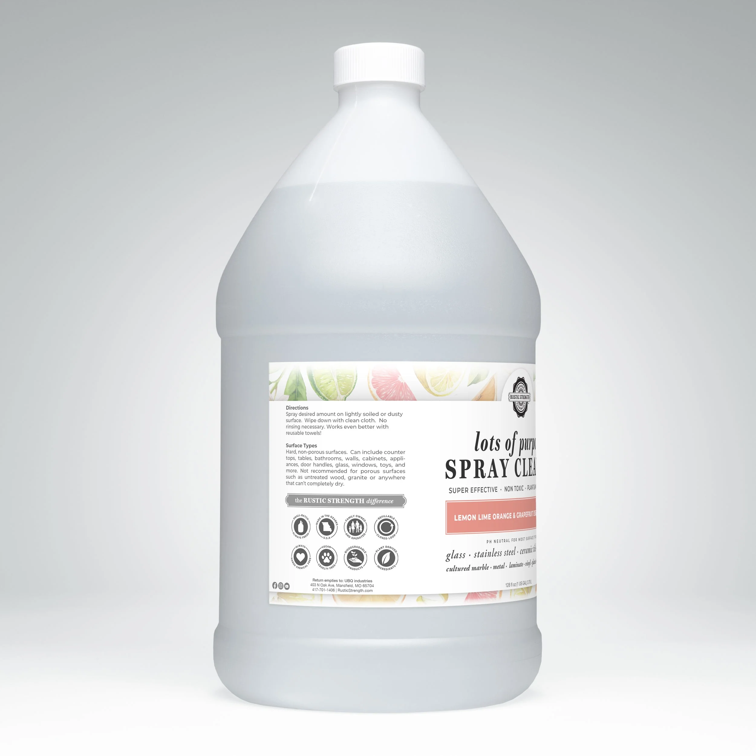 Lots of Purpose Spray Cleaner | Lemon, Lime, Orange & Grapefruit - Image 4