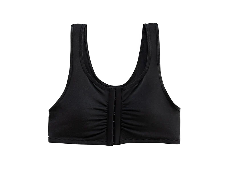Maia Front Close Bra, Black - Image 2