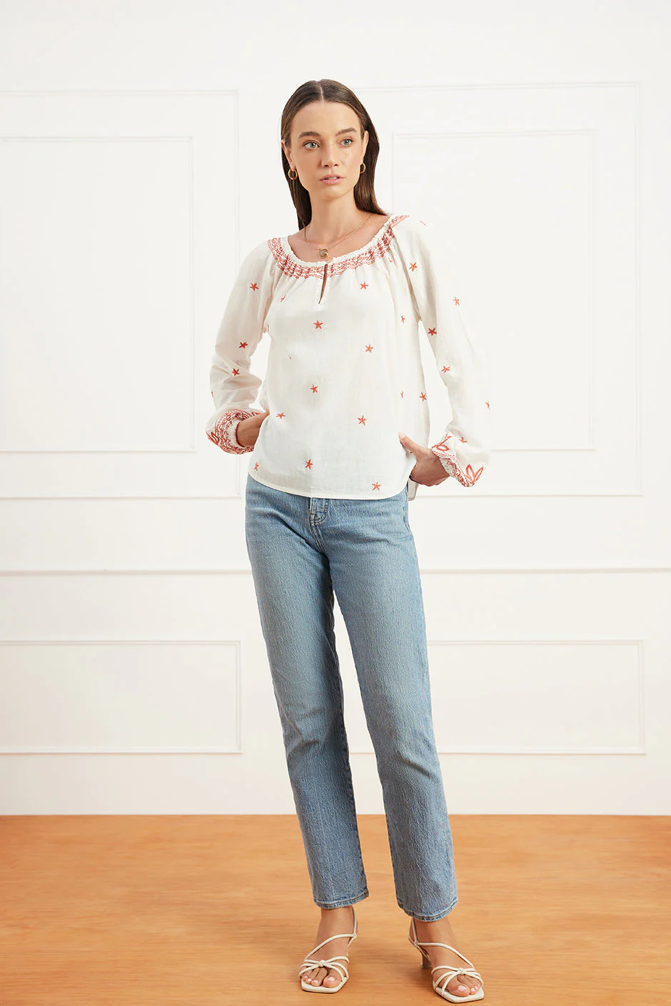Maise Embroiderd Top - Image 2