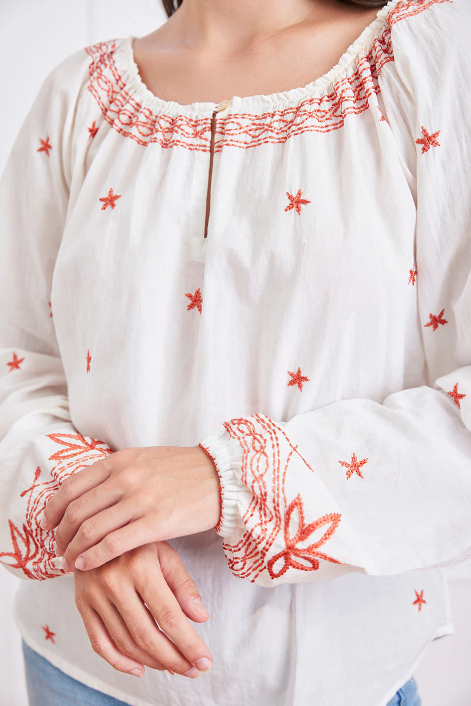Maise Embroiderd Top - Image 6