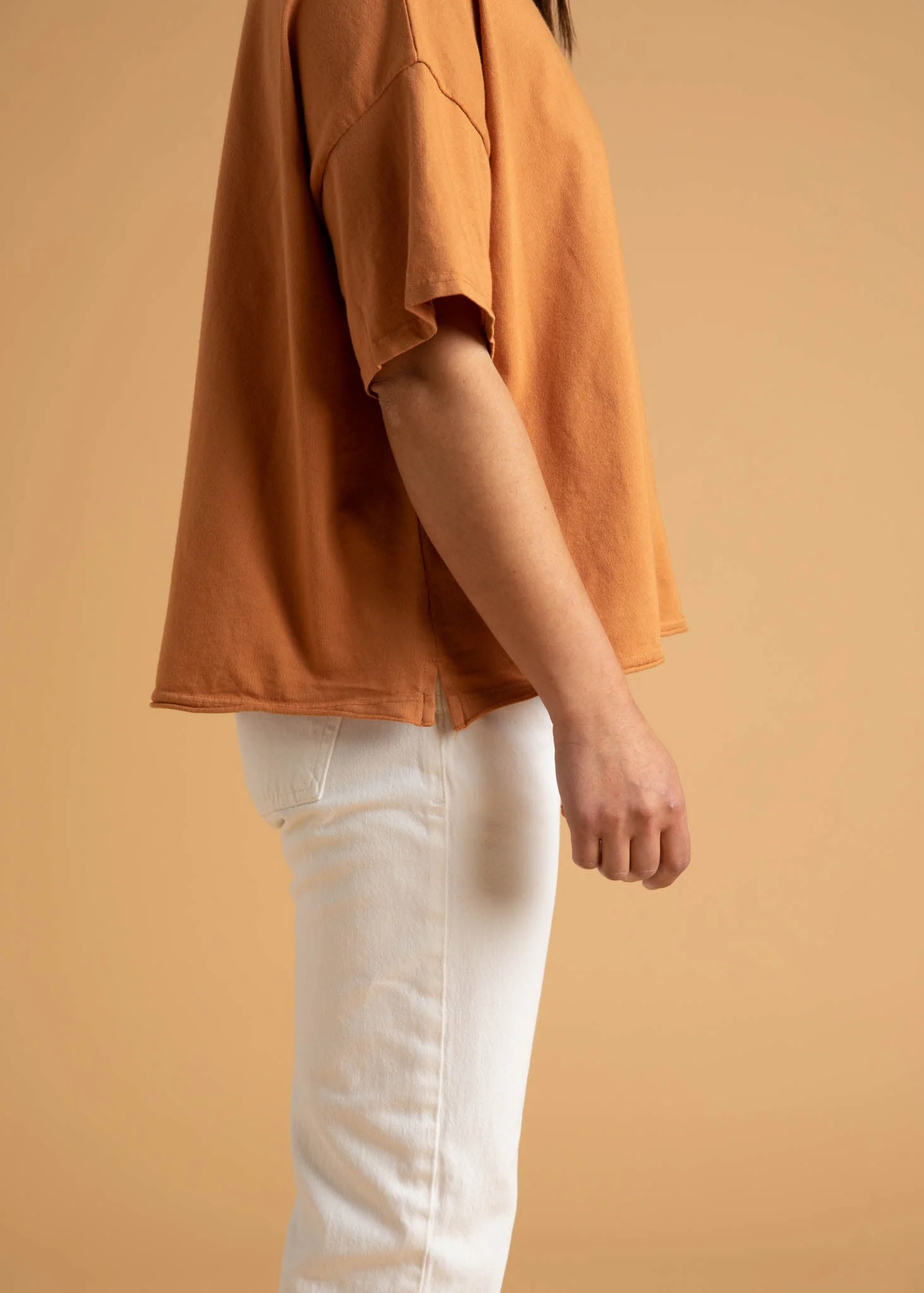 Mare Mock Neck Top - Marigold - Image 13