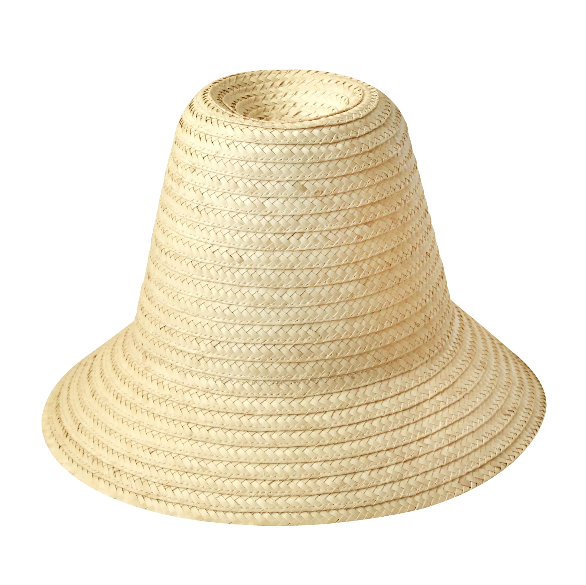 MARGO Palm Straw Hat in Beige - Image 2