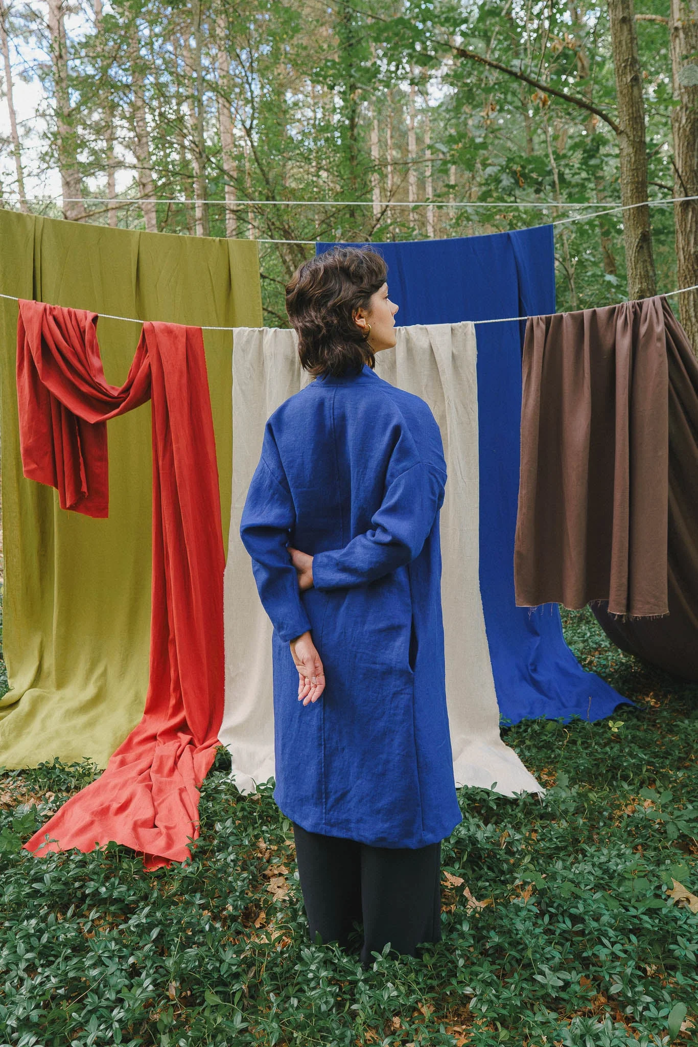 Mariela Duster in Kingfisher Blue - Image 3