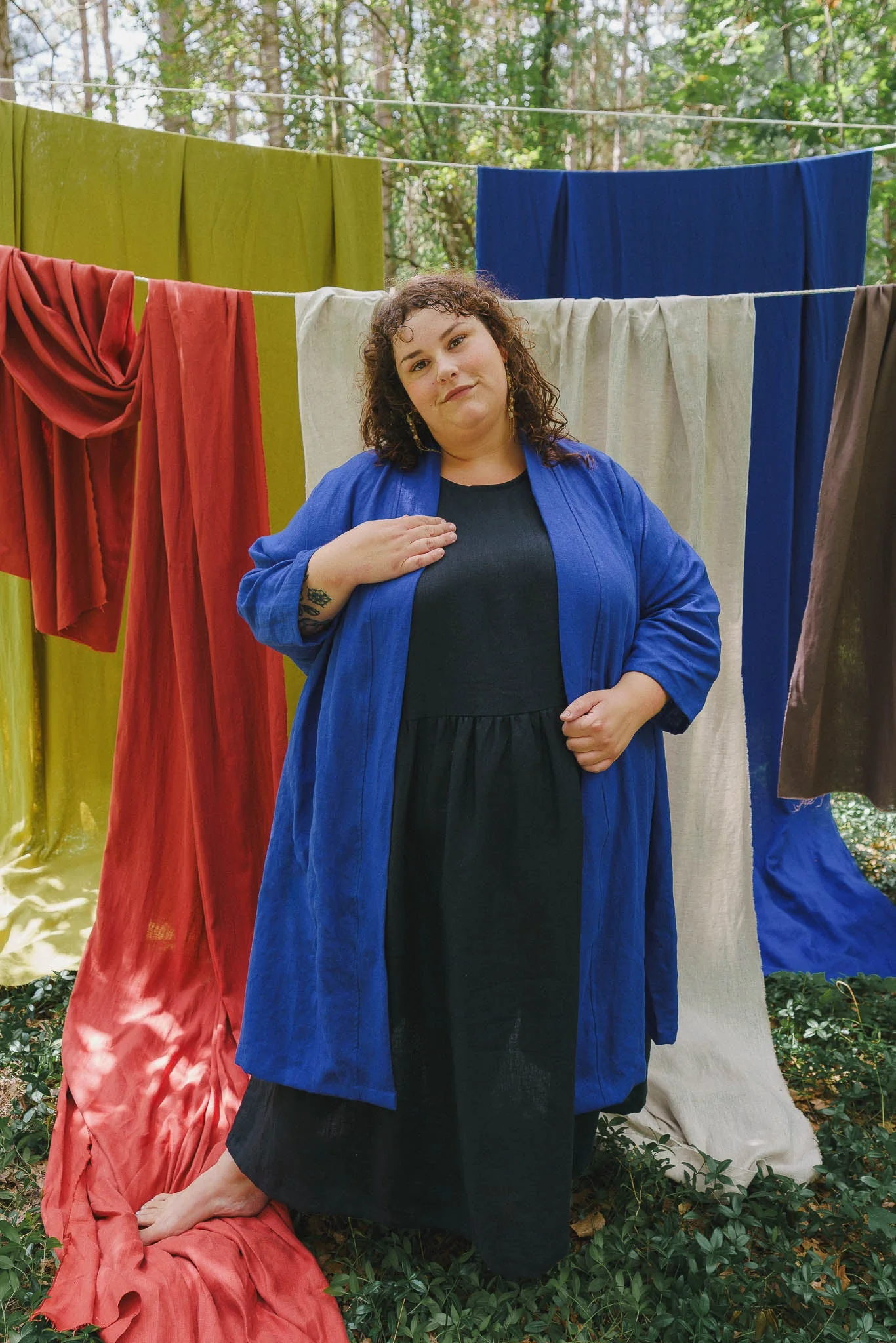 Mariela Duster in Kingfisher Blue - Image 6