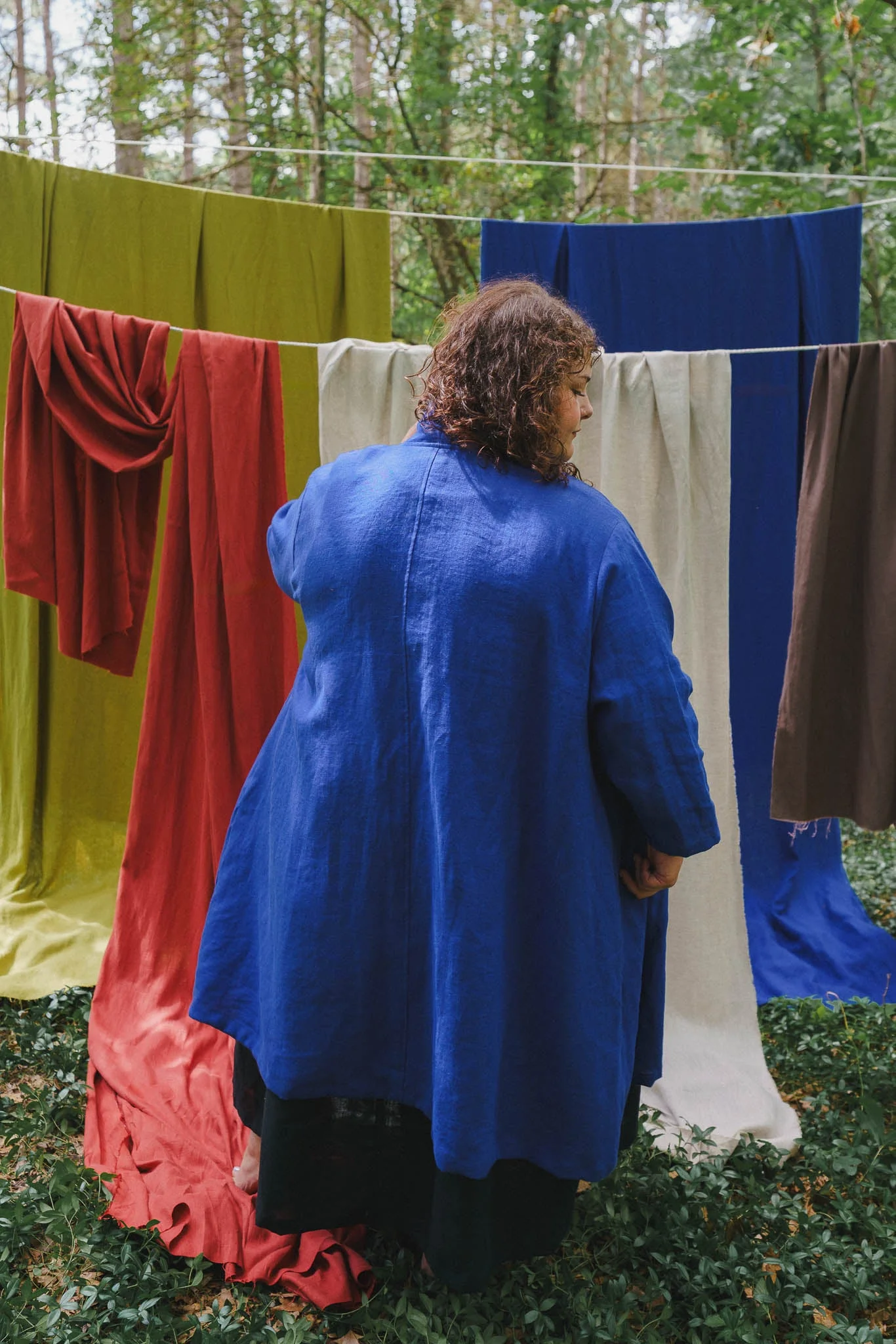 Mariela Duster in Kingfisher Blue - Image 7
