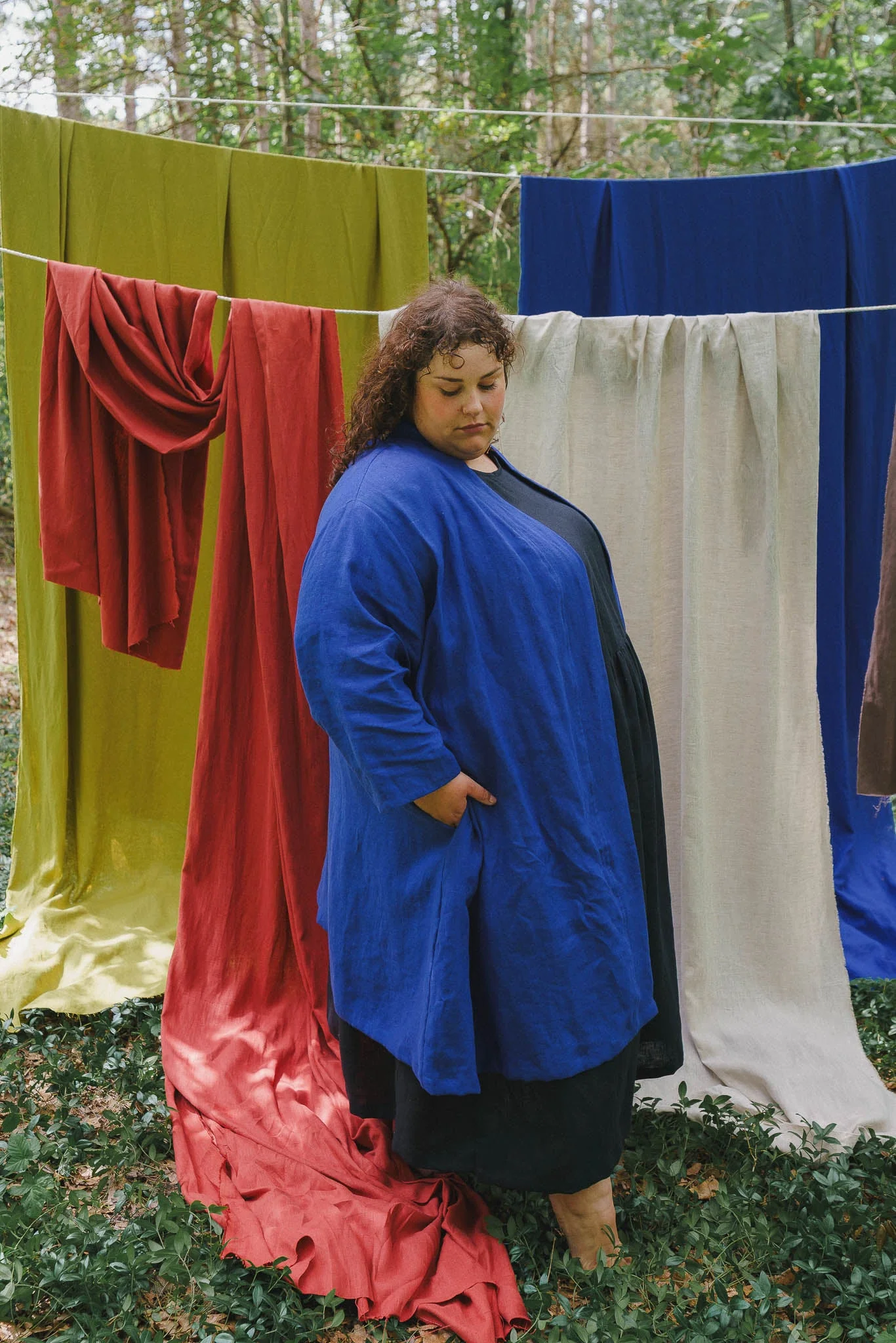 Mariela Duster in Kingfisher Blue - Image 8